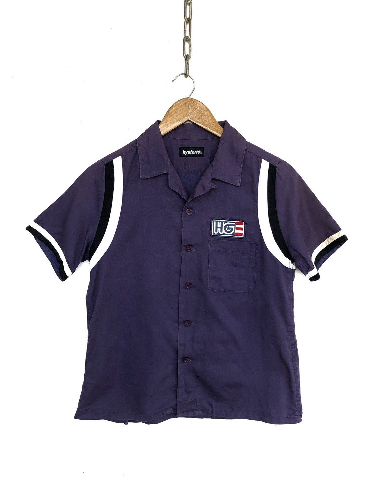 Hysteric Glamour GRAIL🔥Hysteric Glamour Cafe Racer Bowling Shirt Size US S / EU 44-46 / 1 - 4 Thumbnail