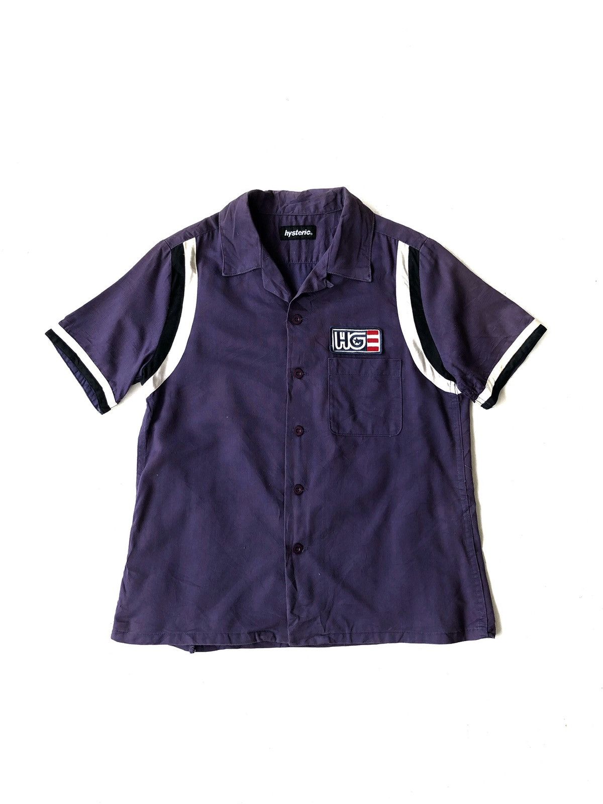 Hysteric Glamour GRAIL🔥Hysteric Glamour Cafe Racer Bowling Shirt Size US S / EU 44-46 / 1 - 3 Thumbnail