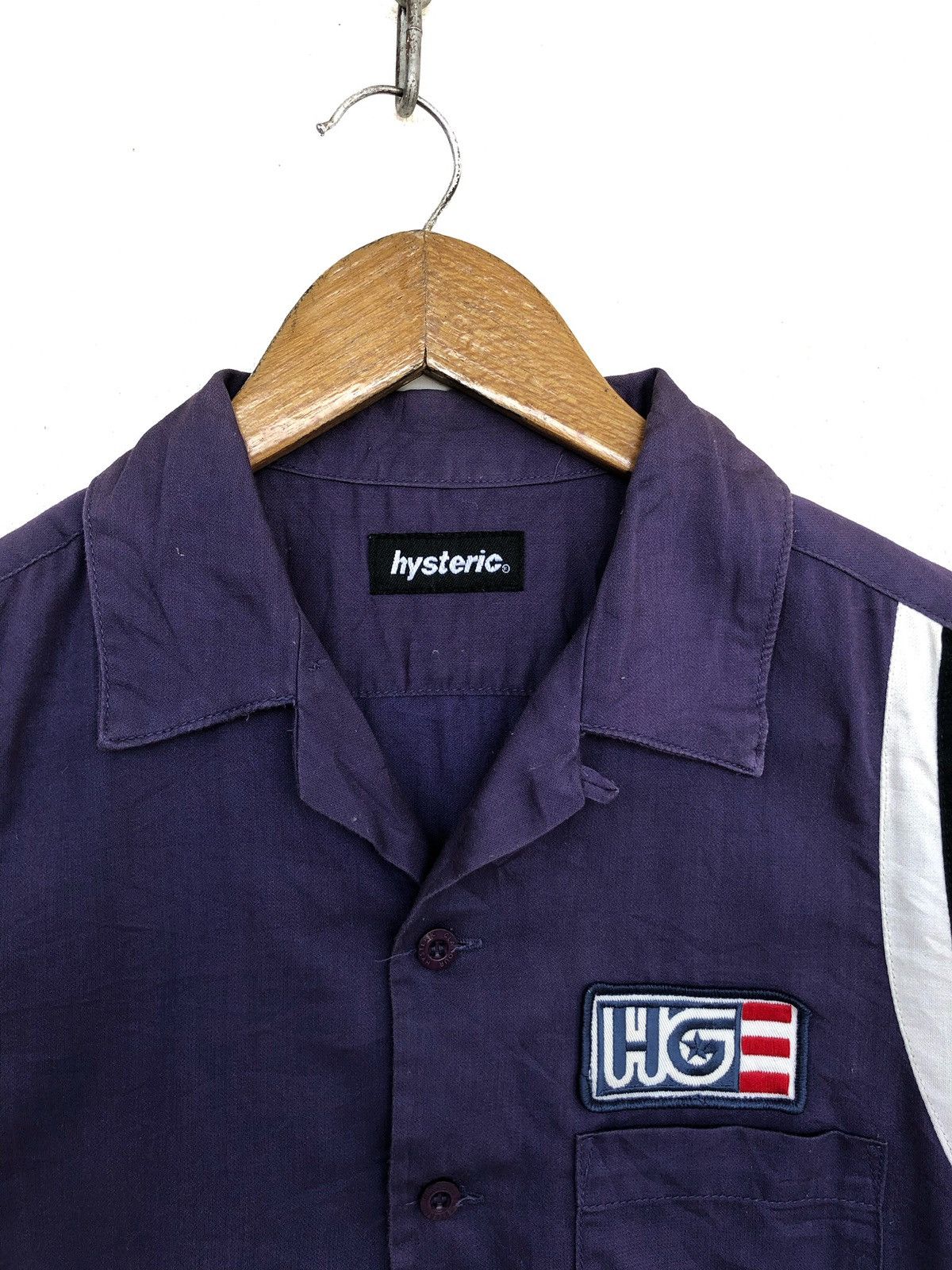 Hysteric Glamour GRAIL🔥Hysteric Glamour Cafe Racer Bowling Shirt Size US S / EU 44-46 / 1 - 8 Thumbnail