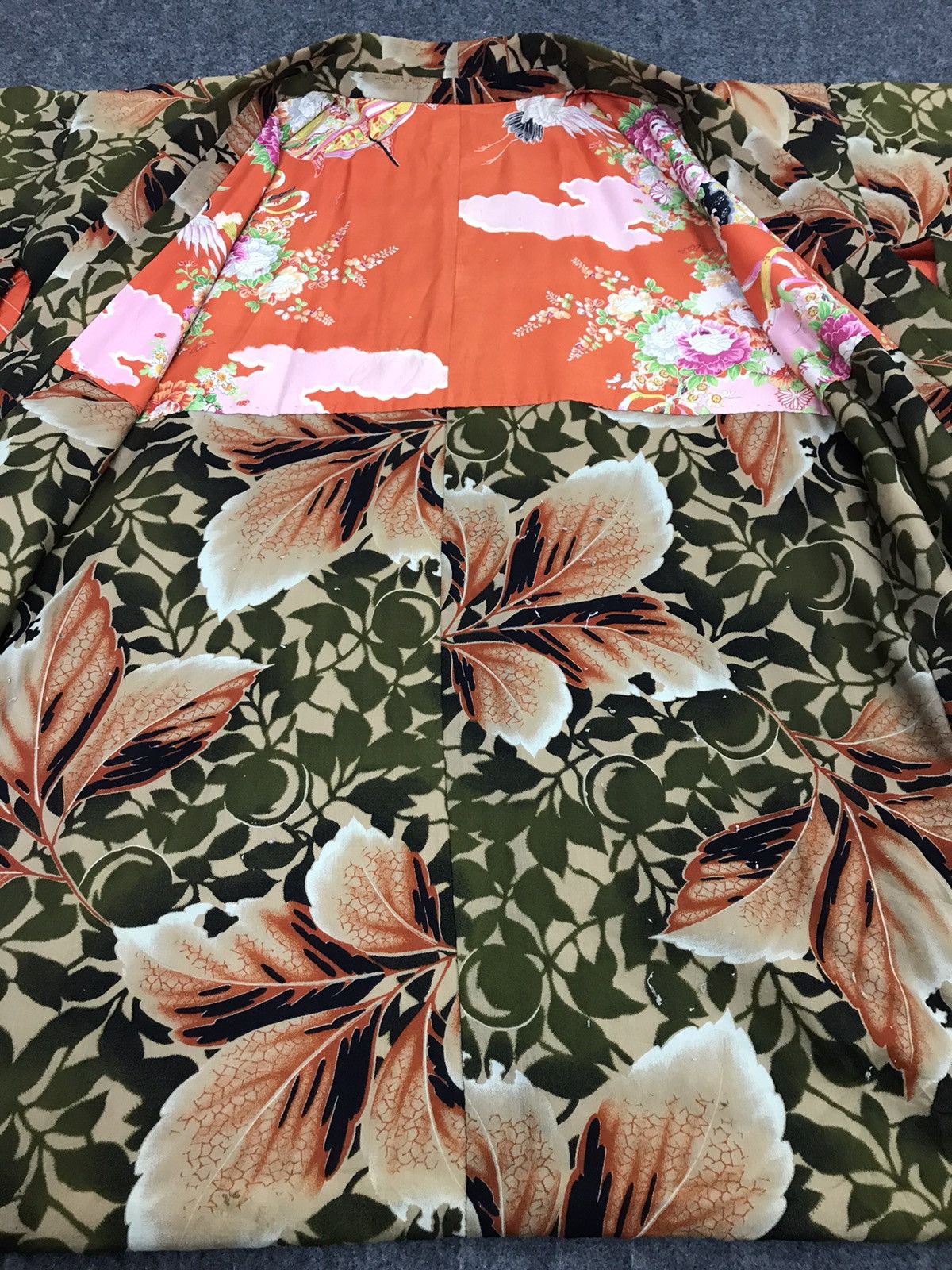 Edition Japan × Japanese Brand Vintage Kimono Noragi Jinbei Cardigan Floral Motifs Art Size US L / EU 52-54 / 3 - 6 Thumbnail