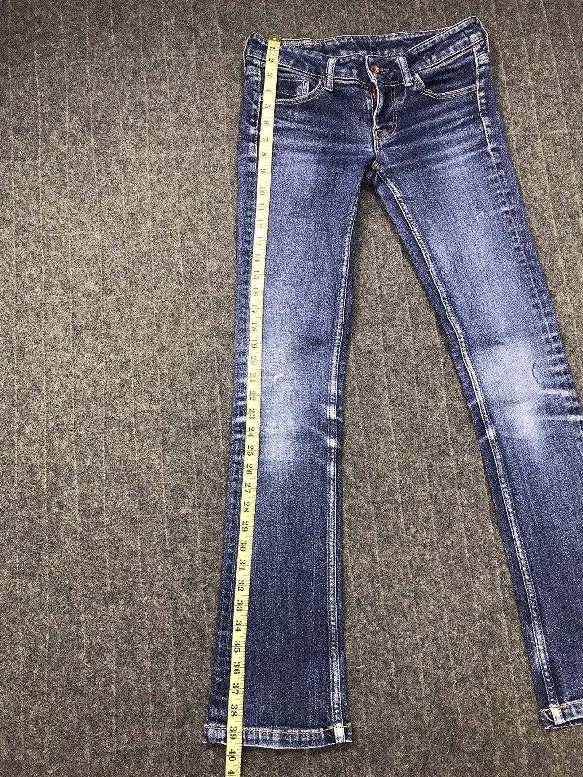 Johnbull × Vintage Vtg Johnbull Japanese Brand Denim Jean Indigo Skinny Fit Size US 28 / EU 44 - 9 Thumbnail