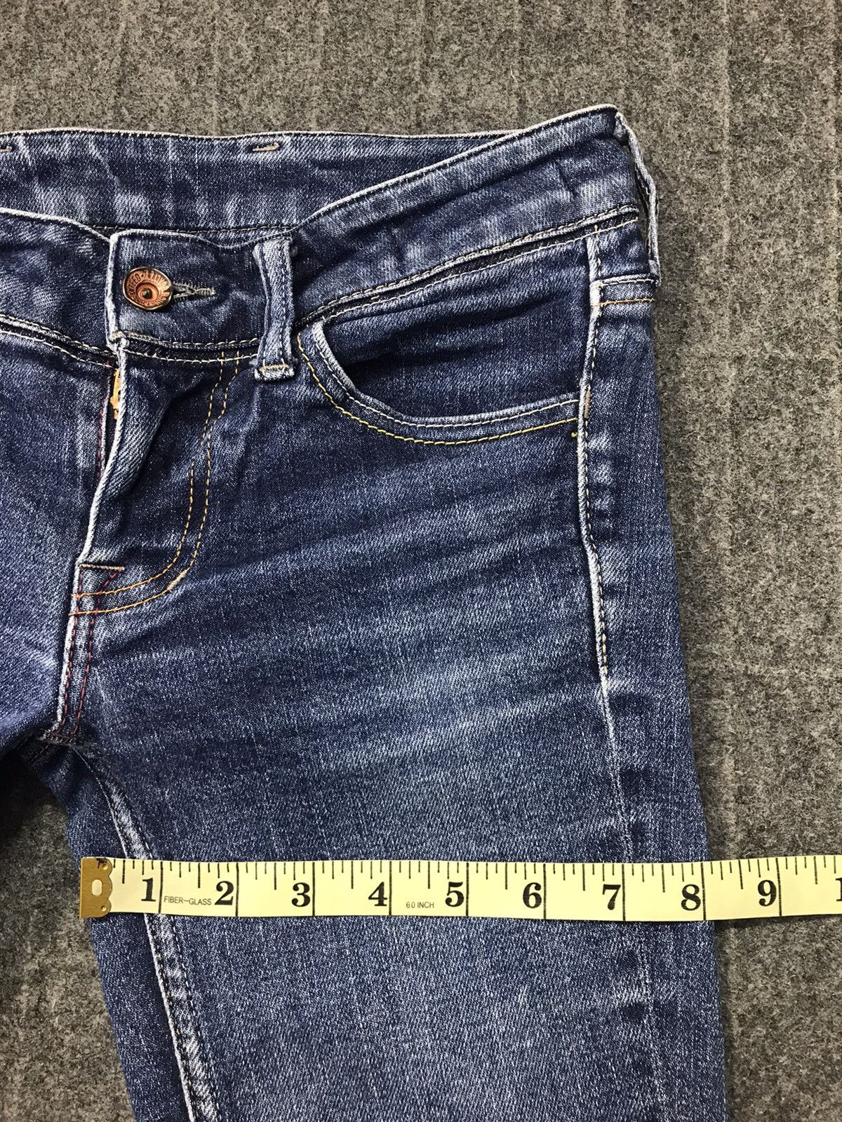 Johnbull × Vintage Vtg Johnbull Japanese Brand Denim Jean Indigo Skinny Fit Size US 28 / EU 44 - 12 Thumbnail