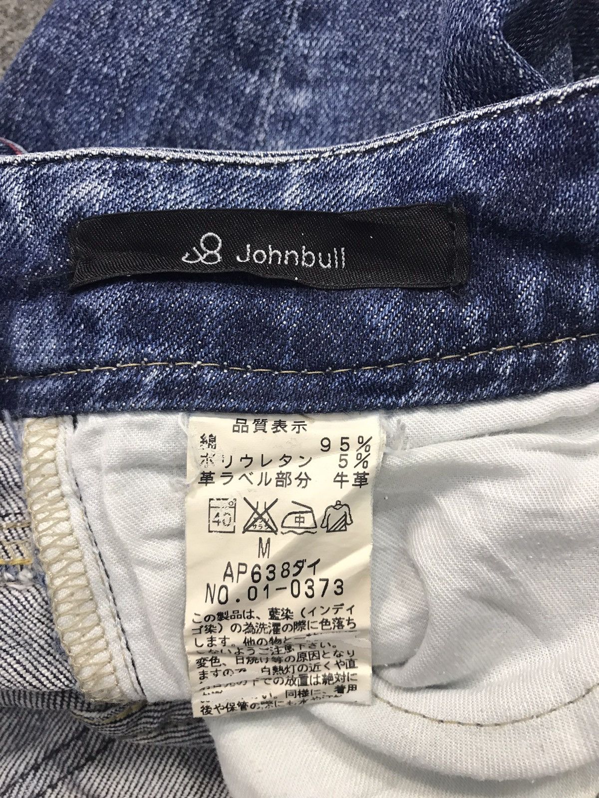 Johnbull × Vintage Vtg Johnbull Japanese Brand Denim Jean Indigo Skinny Fit Size US 28 / EU 44 - 6 Thumbnail