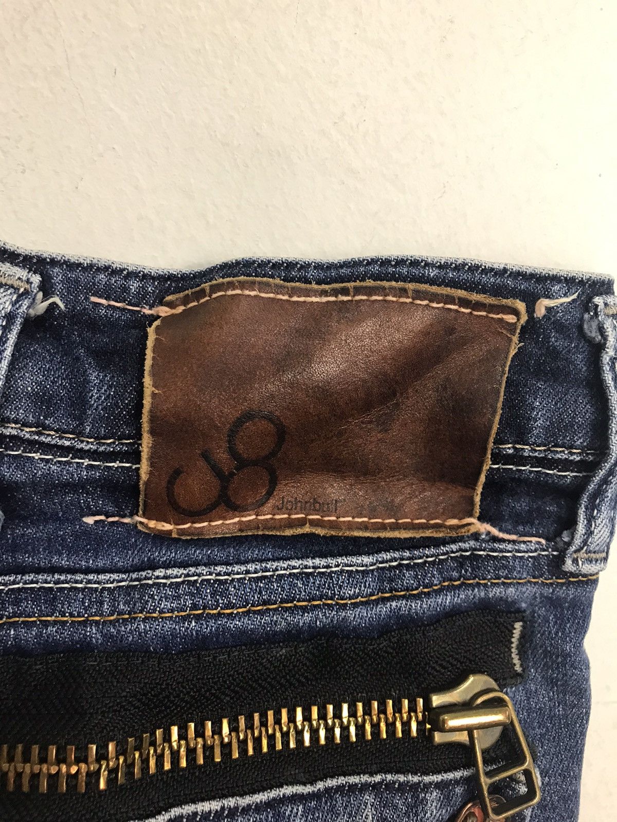 Johnbull × Vintage Vtg Johnbull Japanese Brand Denim Jean Indigo Skinny Fit Size US 28 / EU 44 - 5 Thumbnail