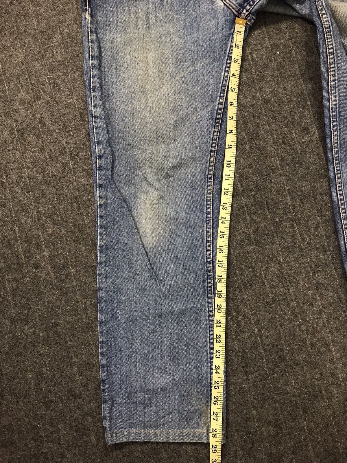 Levi's Made & Crafted × Levi's Vintage Clothing 90s Levi’s & Strauss Lot 511 Distressed Denim Indigo Design Size US 30 / EU 46 - 11 Thumbnail