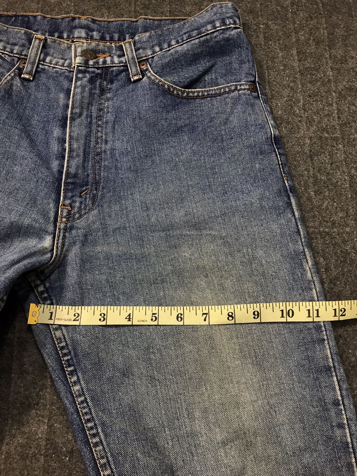 Levi's Made & Crafted × Levi's Vintage Clothing 90s Levi’s & Strauss Lot 511 Distressed Denim Indigo Design Size US 30 / EU 46 - 13 Thumbnail