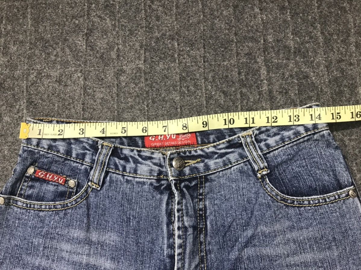 Japanese Brand × Vintage Vintage G.H.Y.U Japanese Brand Denim Indigo Straight Cut Size US 28 / EU 44 - 11 Thumbnail