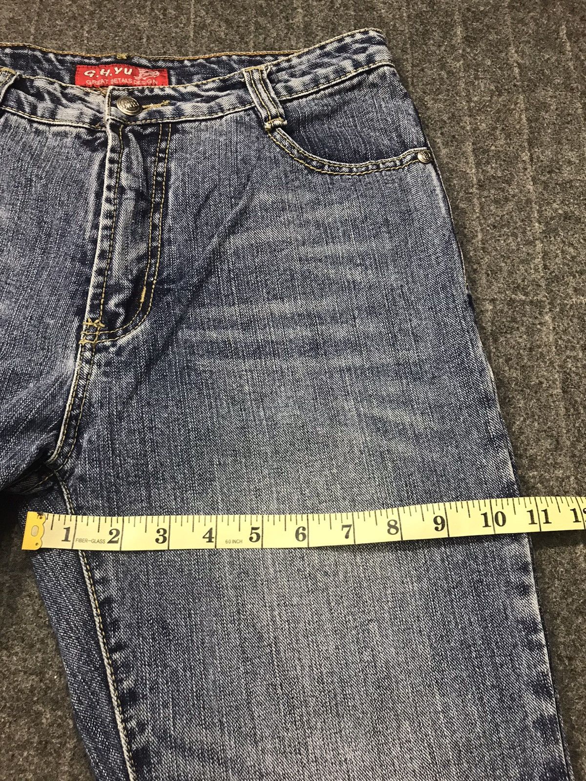 Japanese Brand × Vintage Vintage G.H.Y.U Japanese Brand Denim Indigo Straight Cut Size US 28 / EU 44 - 15 Thumbnail