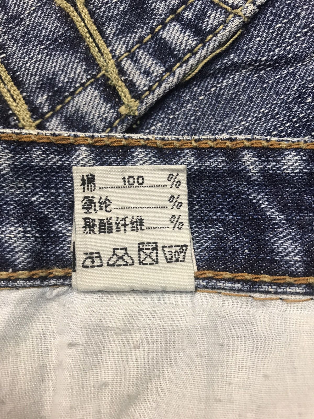 Japanese Brand × Vintage Vintage G.H.Y.U Japanese Brand Denim Indigo Straight Cut Size US 28 / EU 44 - 10 Thumbnail