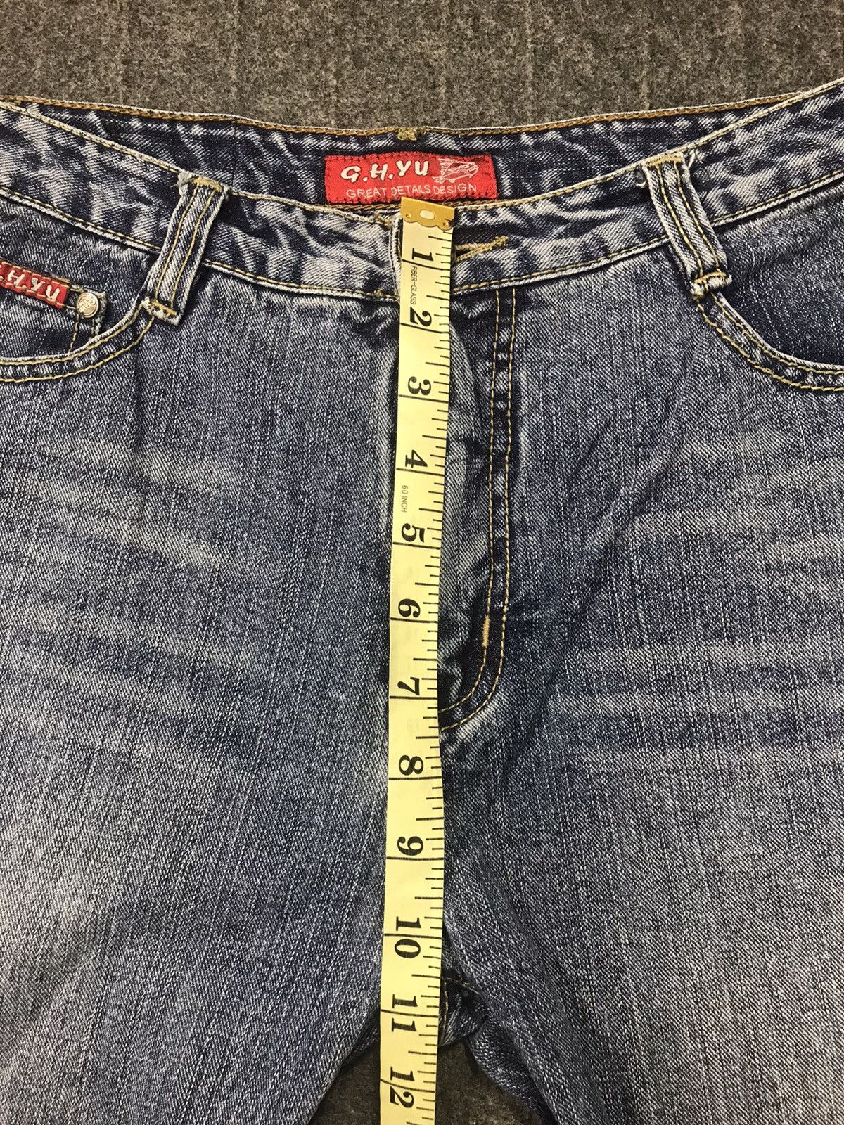Japanese Brand × Vintage Vintage G.H.Y.U Japanese Brand Denim Indigo Straight Cut Size US 28 / EU 44 - 14 Thumbnail