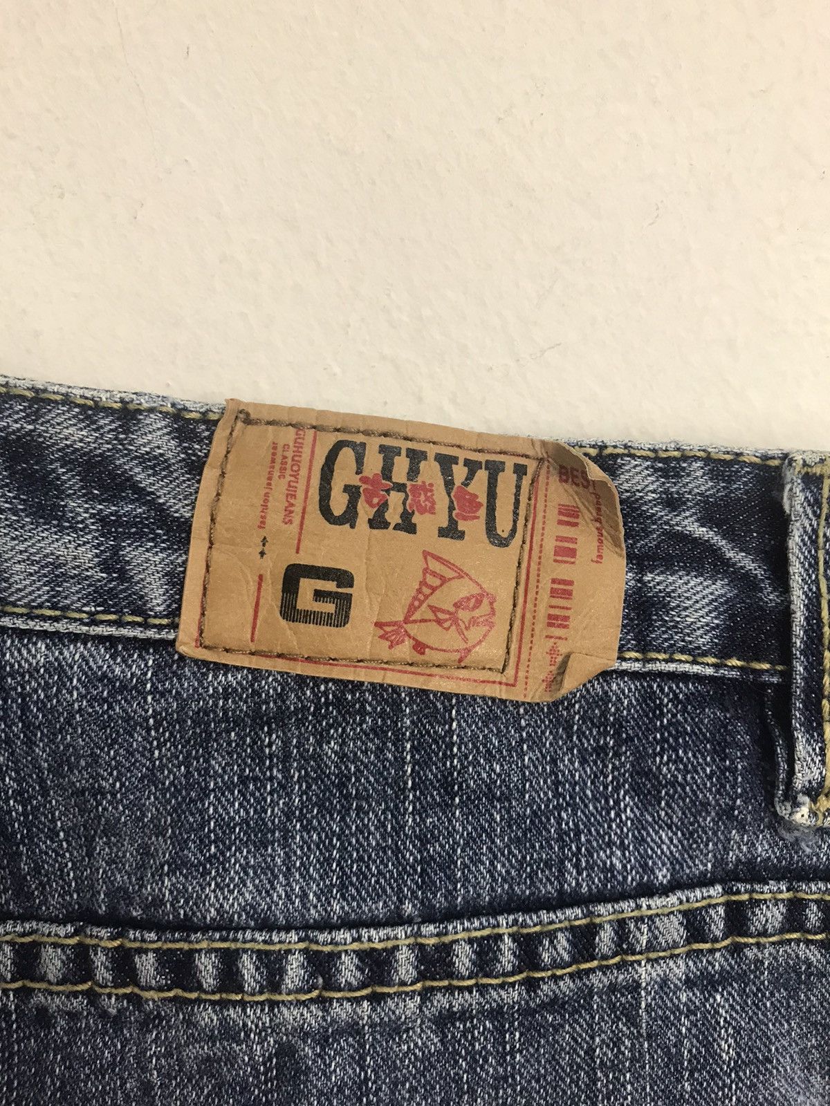 Japanese Brand × Vintage Vintage G.H.Y.U Japanese Brand Denim Indigo Straight Cut Size US 28 / EU 44 - 7 Thumbnail