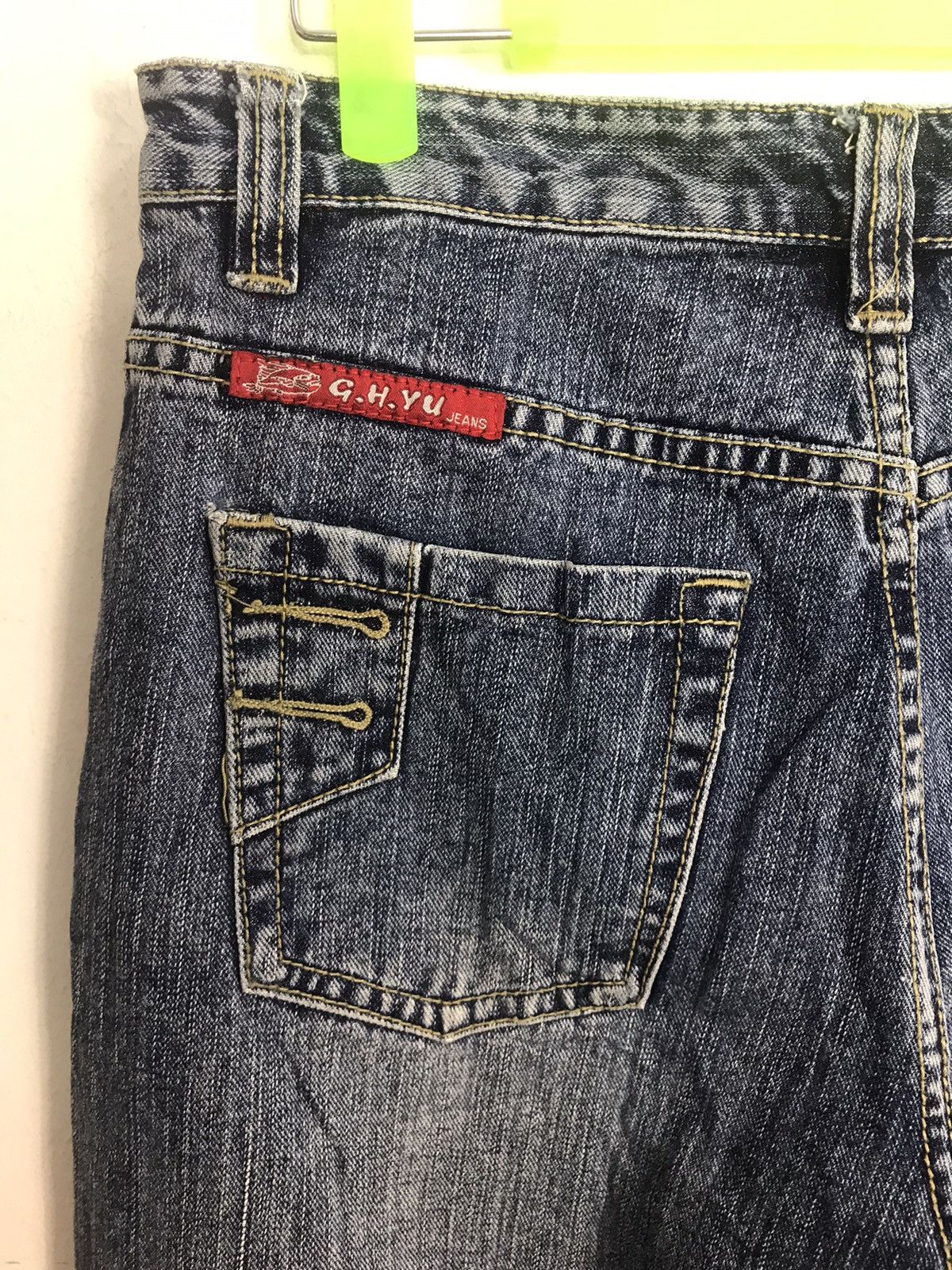 Japanese Brand × Vintage Vintage G.H.Y.U Japanese Brand Denim Indigo Straight Cut Size US 28 / EU 44 - 6 Thumbnail