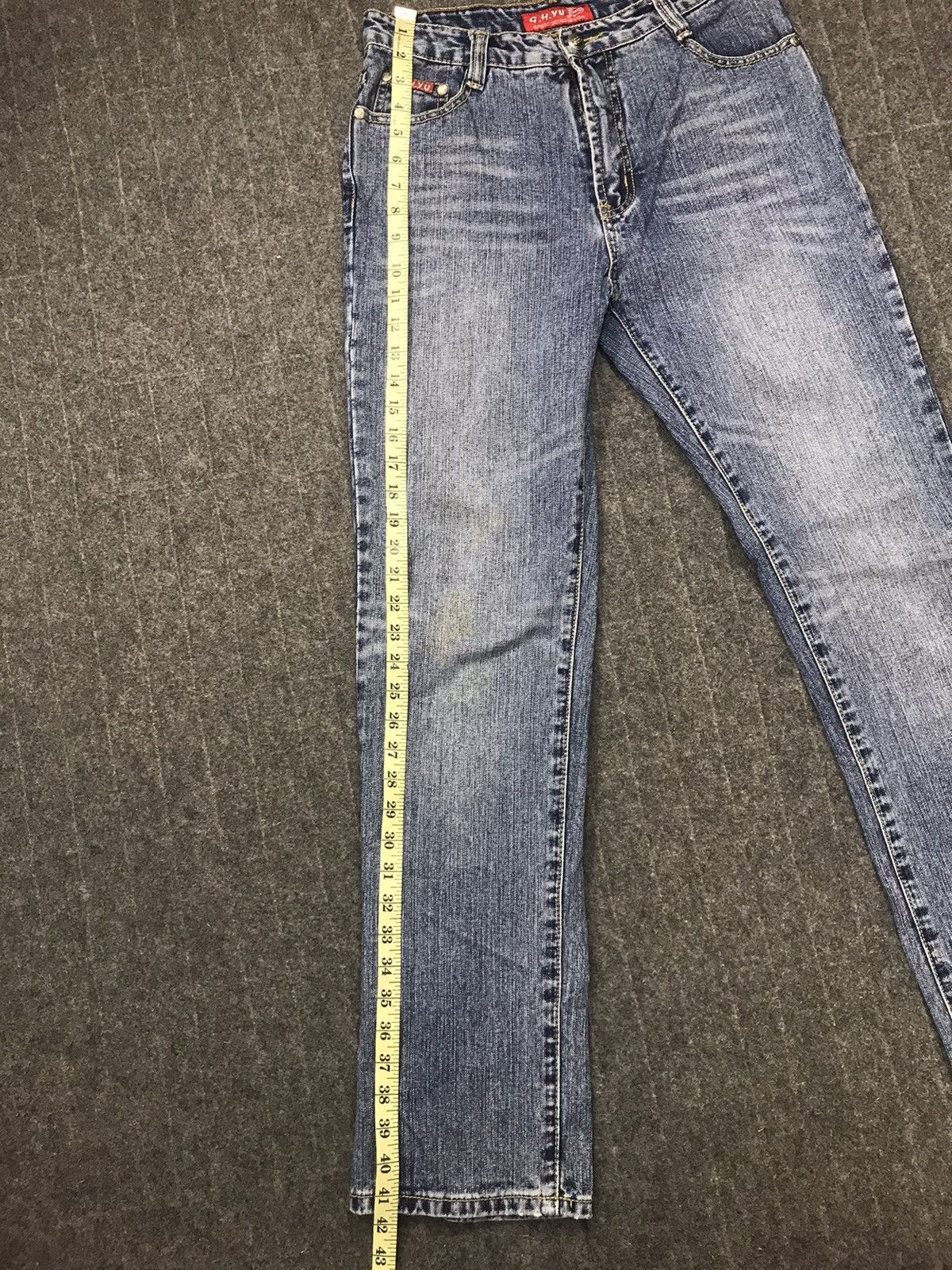 Japanese Brand × Vintage Vintage G.H.Y.U Japanese Brand Denim Indigo Straight Cut Size US 28 / EU 44 - 12 Thumbnail