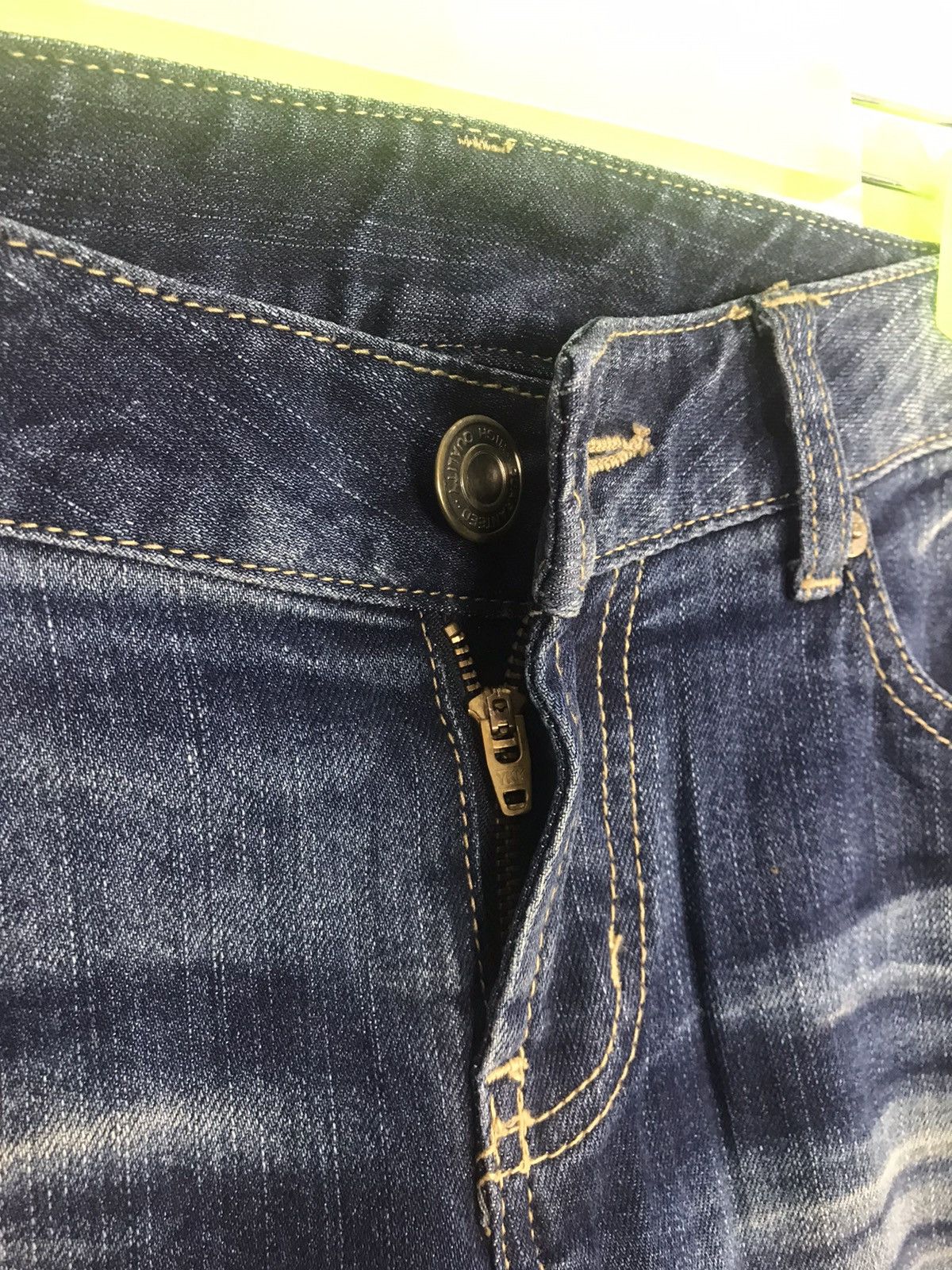 Japanese Brand × Vintage Vintage Japanese Brand Denim Jeans Indigo Skinny Fit Style Size 28" / US 6 / IT 42 - 3 Thumbnail