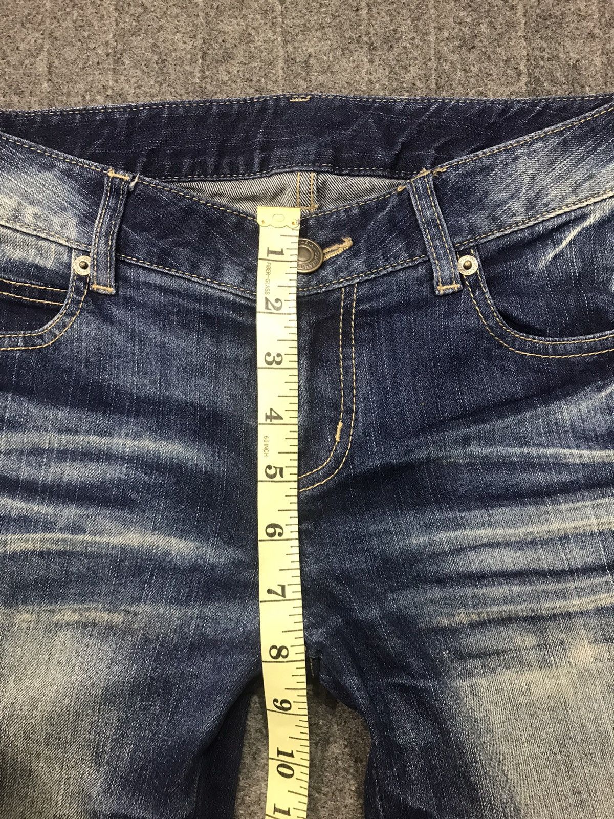 Japanese Brand × Vintage Vintage Japanese Brand Denim Jeans Indigo Skinny Fit Style Size 28" / US 6 / IT 42 - 9 Thumbnail