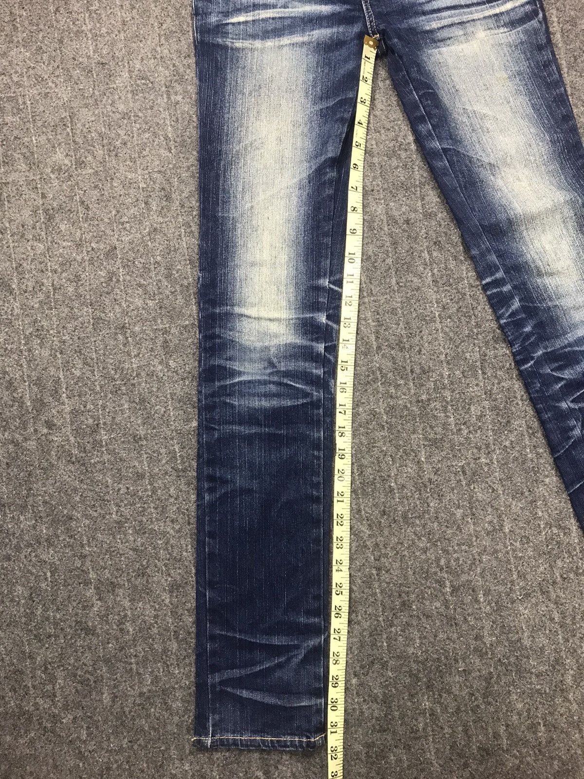 Japanese Brand × Vintage Vintage Japanese Brand Denim Jeans Indigo Skinny Fit Style Size 28" / US 6 / IT 42 - 8 Thumbnail