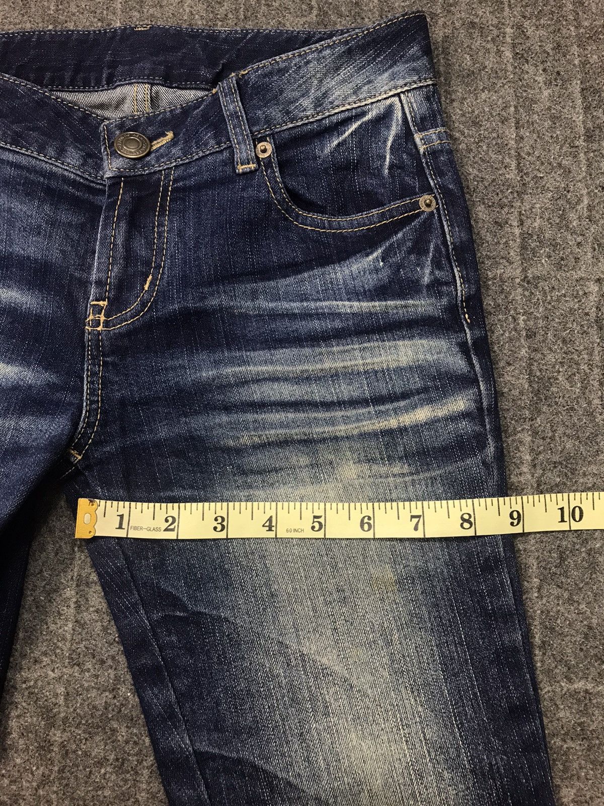 Japanese Brand × Vintage Vintage Japanese Brand Denim Jeans Indigo Skinny Fit Style Size 28" / US 6 / IT 42 - 10 Thumbnail