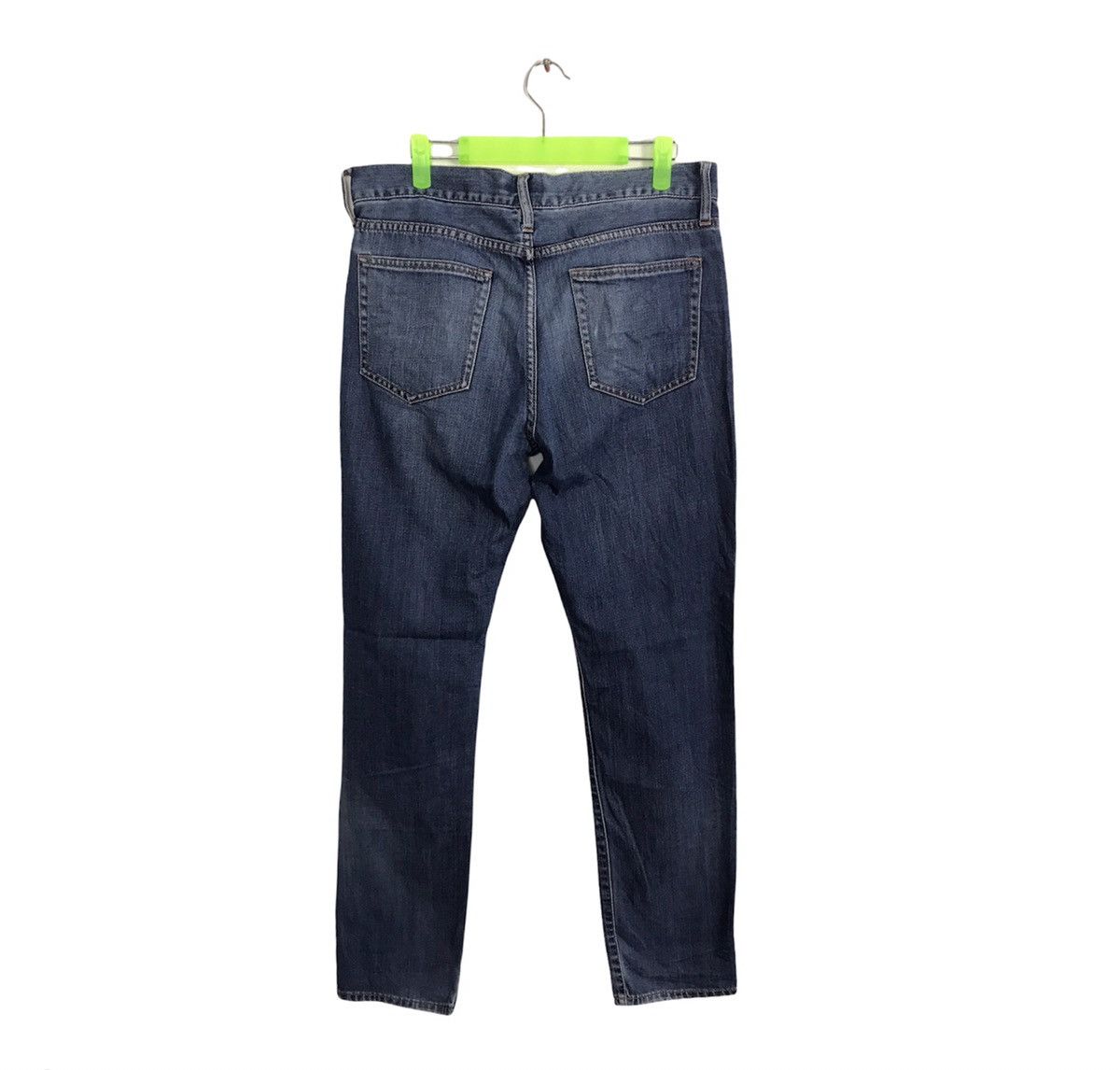 Vintage Japanese Brand Global Work Distressed Denim Jeans Indigo Size US 32 / EU 48 - 2 Thumbnail