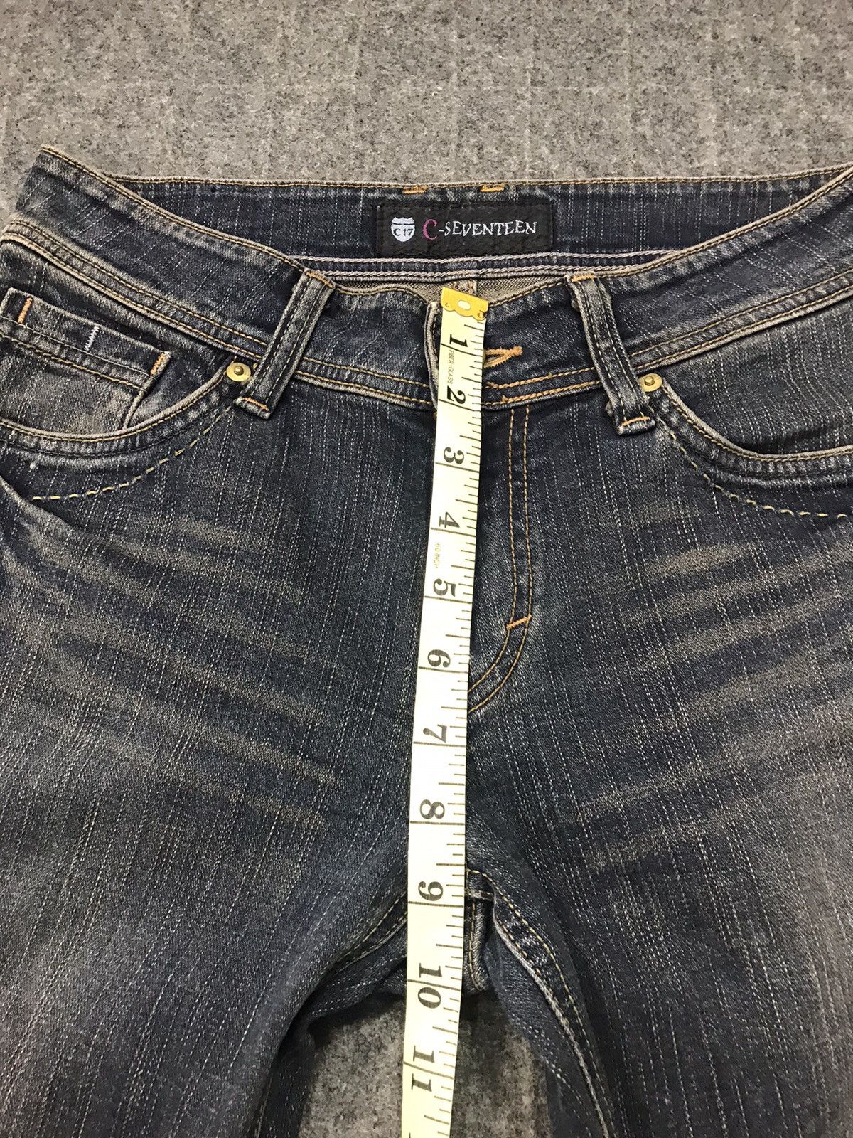 Japanese Brand × Vintage Vtg C-Seventeen Japanese Brand Denim Jean Indigo Size 29 Size US 29 - 11 Thumbnail