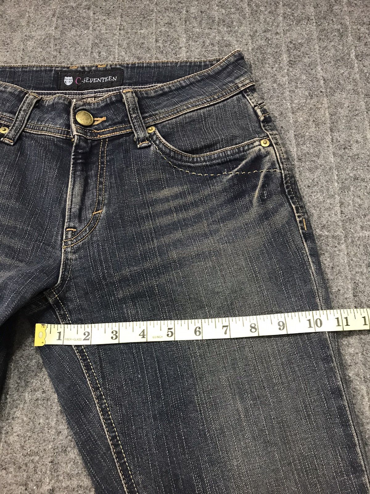 Japanese Brand × Vintage Vtg C-Seventeen Japanese Brand Denim Jean Indigo Size 29 Size US 29 - 12 Thumbnail