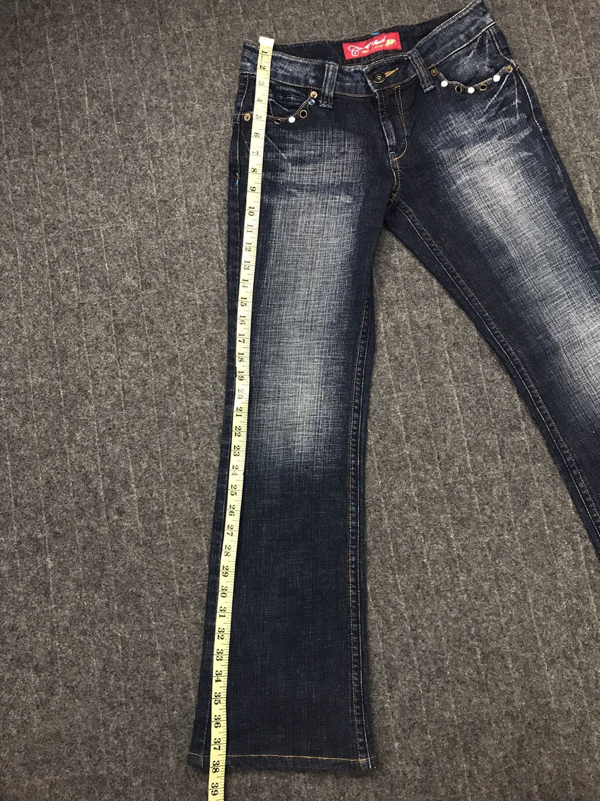 Vintage Vtg Camel Road Hearts & Arrow Denim Jeans Indigo Size 28 Size US 28 / EU 44 - 9 Thumbnail
