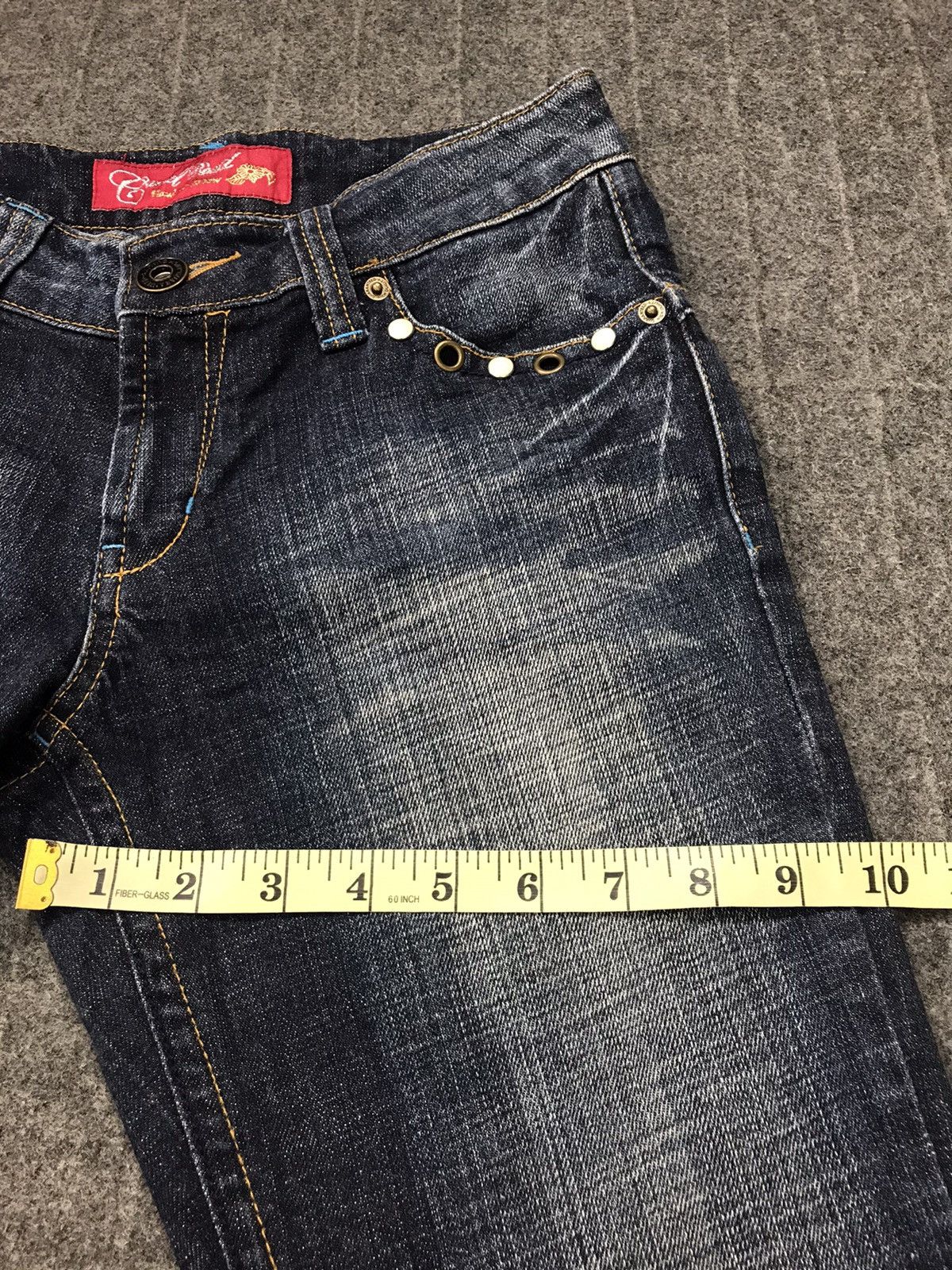 Vintage Vtg Camel Road Hearts & Arrow Denim Jeans Indigo Size 28 Size US 28 / EU 44 - 12 Thumbnail