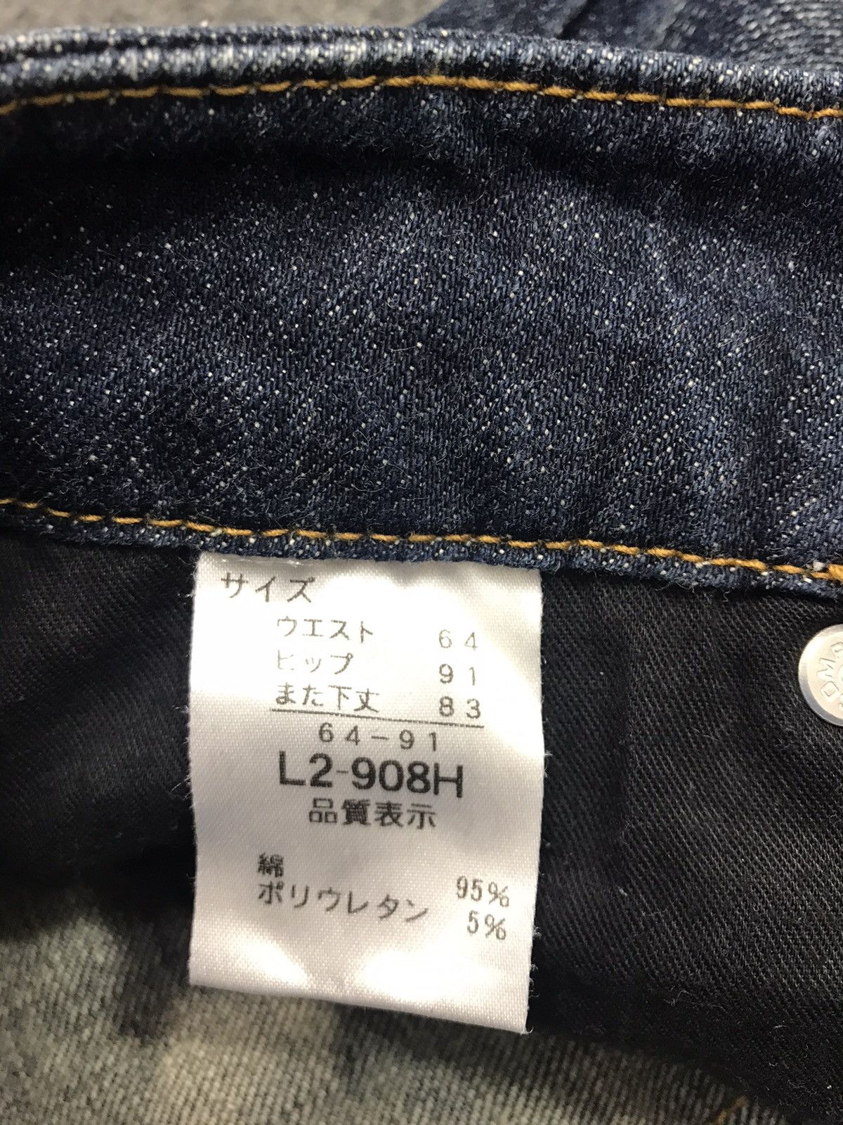 Vintage Vtg Camel Road Hearts & Arrow Denim Jeans Indigo Size 28 Size US 28 / EU 44 - 6 Thumbnail