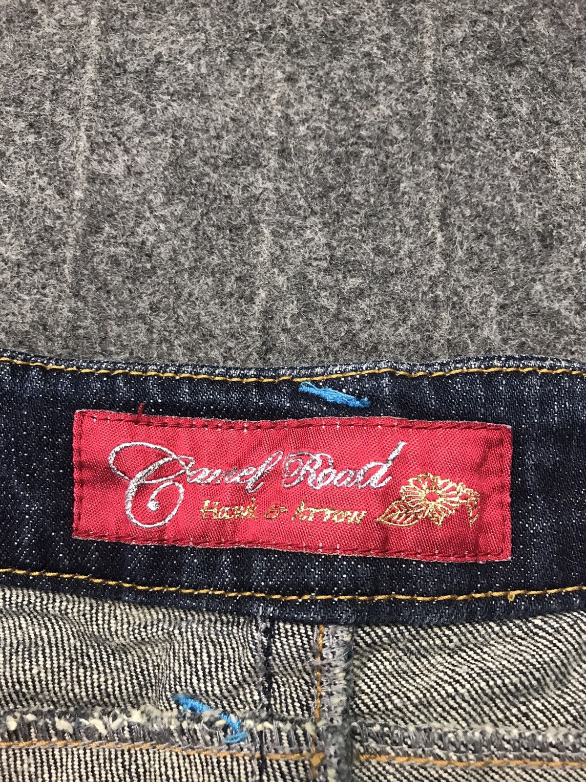 Vintage Vtg Camel Road Hearts & Arrow Denim Jeans Indigo Size 28 Size US 28 / EU 44 - 5 Thumbnail