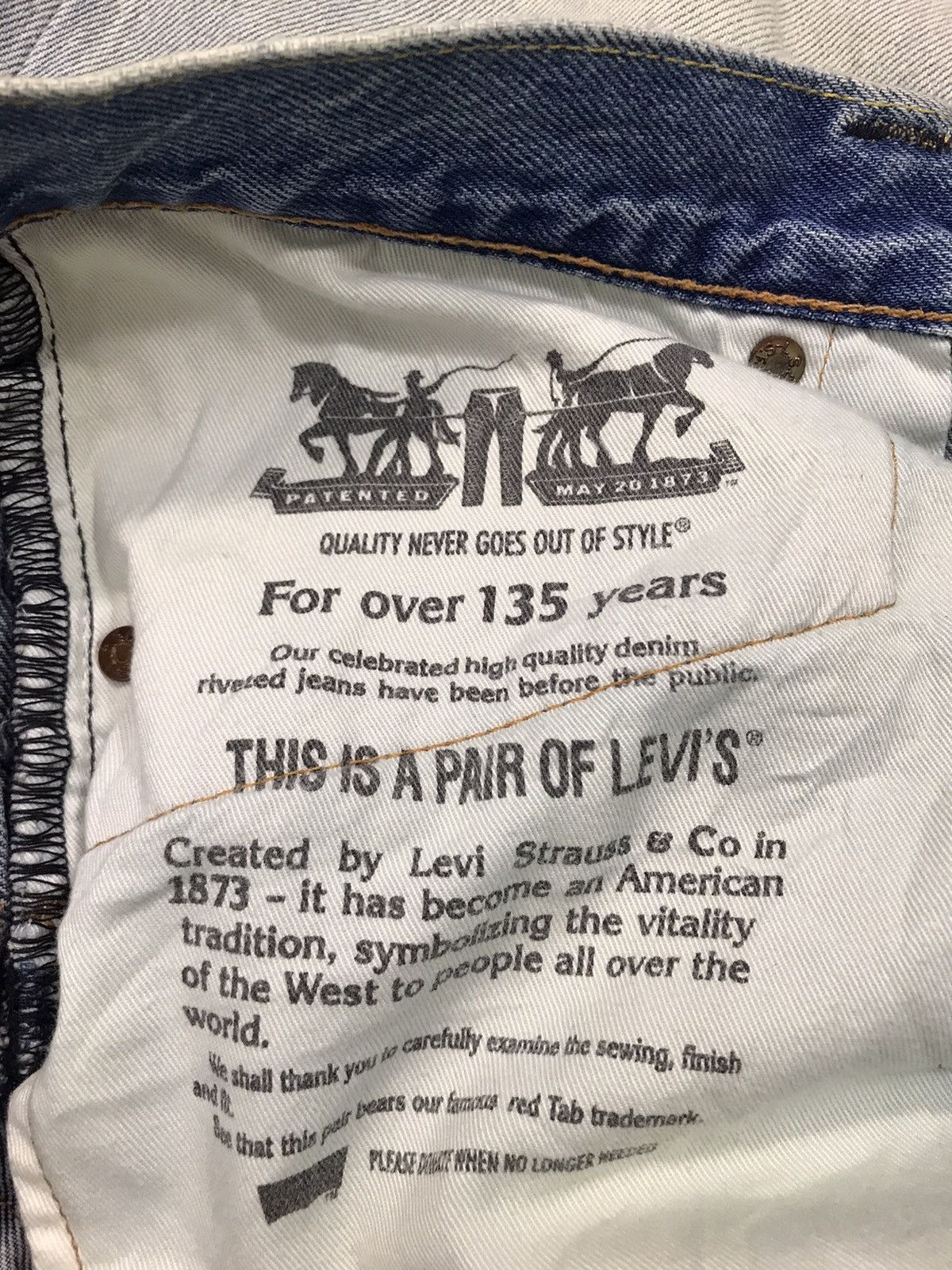 Levi's 90s Levi’s & Strauss Lot 502 Distressed Denim Jeans K281j Size US 32 / EU 48 - 6 Thumbnail