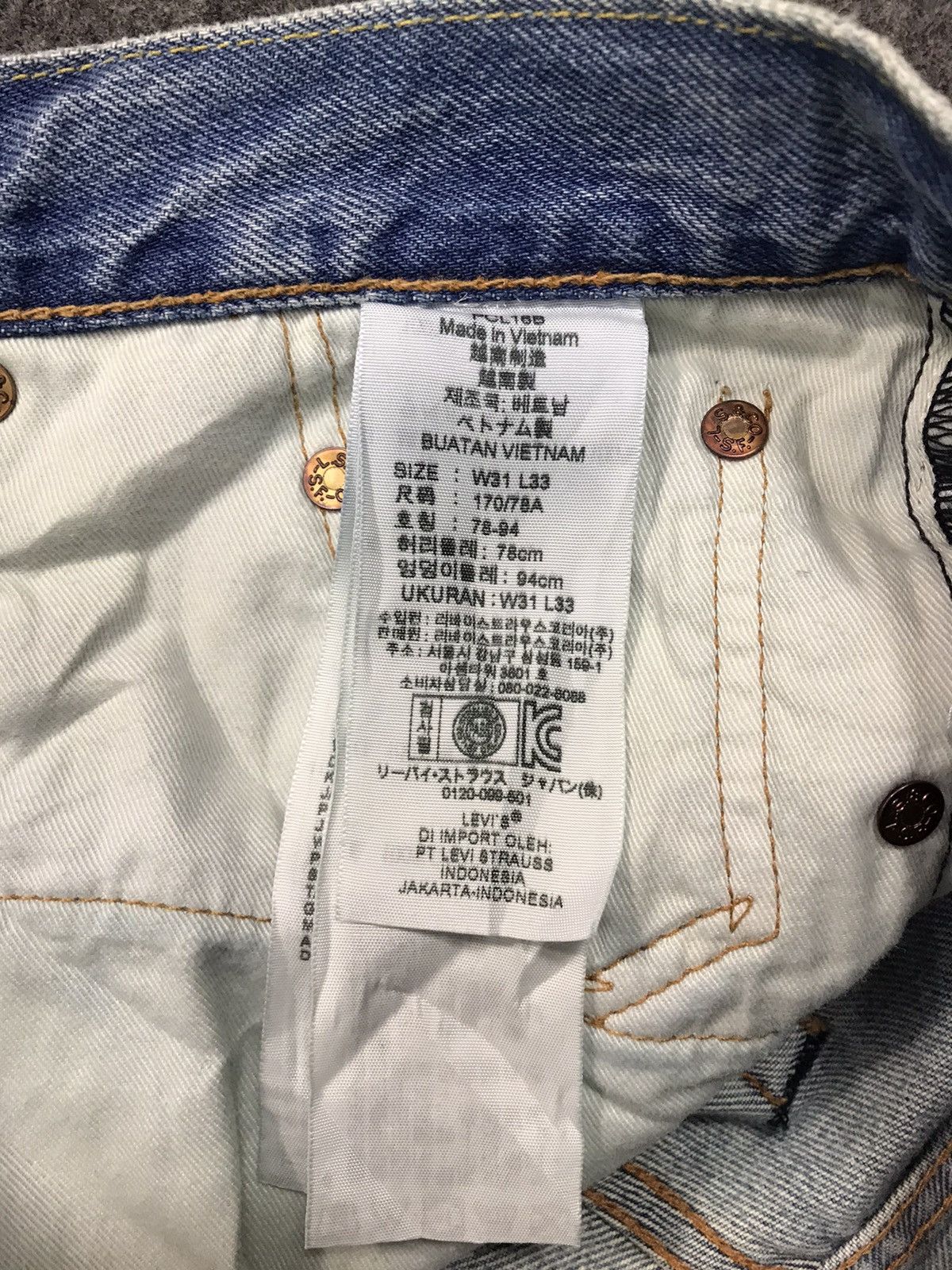 Levi's 90s Levi’s & Strauss Lot 502 Distressed Denim Jeans K281j Size US 32 / EU 48 - 5 Thumbnail
