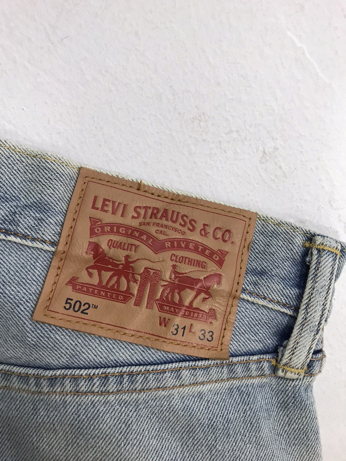 Levi's 90s Levi’s & Strauss Lot 502 Distressed Denim Jeans K281j Size US 32 / EU 48 - 4 Thumbnail