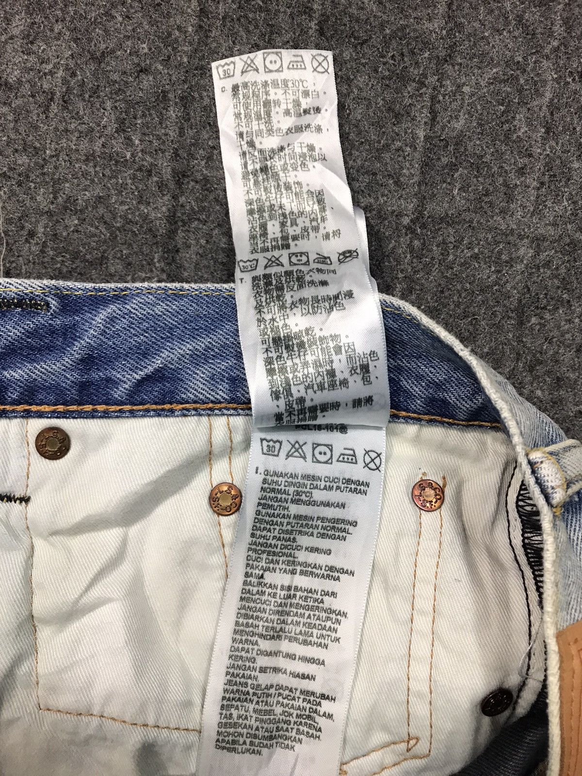 Levi's 90s Levi’s & Strauss Lot 502 Distressed Denim Jeans K281j Size US 32 / EU 48 - 8 Thumbnail