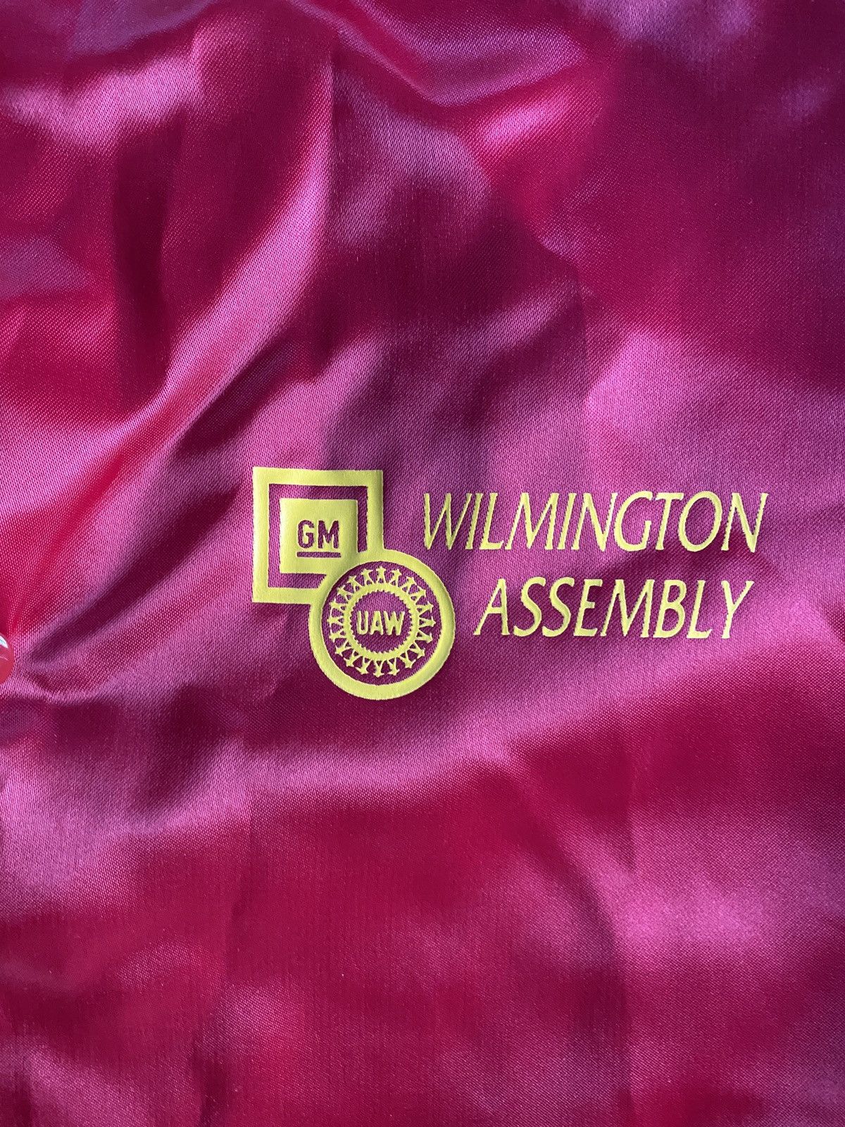 Vintage Vintage 90’s Wilmington GM Auto Union Varsity Jacket Size US L / EU 52-54 / 3 - 5 Thumbnail