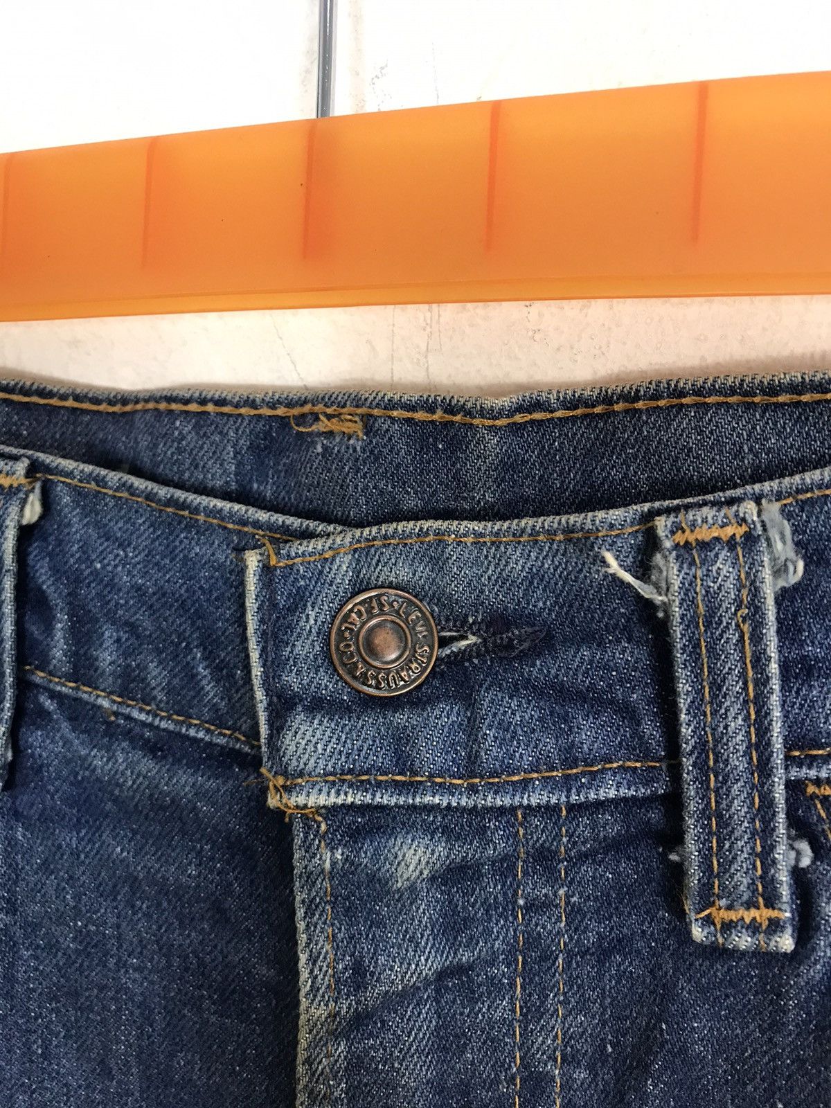 Levi's Vintage Clothing Vintage 80s 1980 Levi’s Lot 646 Orange Tag Denim Jean K242j Size US 30 / EU 46 - 3 Thumbnail