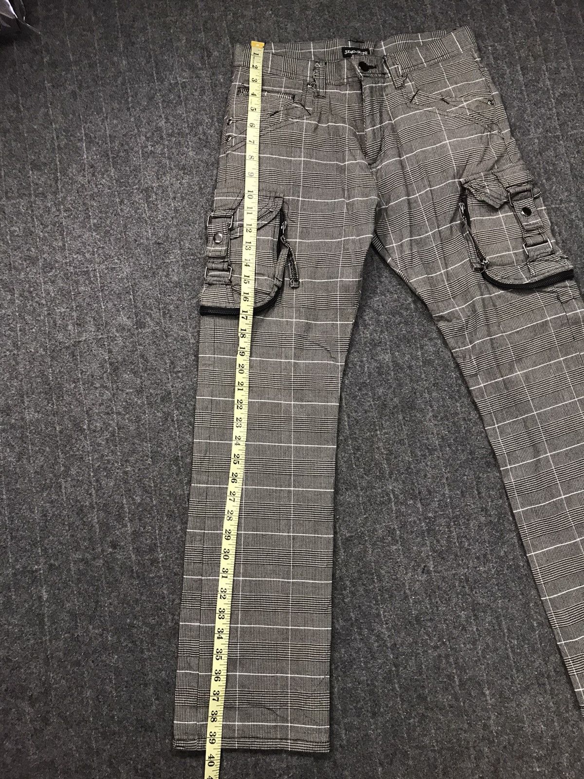 Designer × Vintage Japanese Brand 31040-Skkone Cargo Striped Inspired Designer Size US 30 / EU 46 - 9 Thumbnail