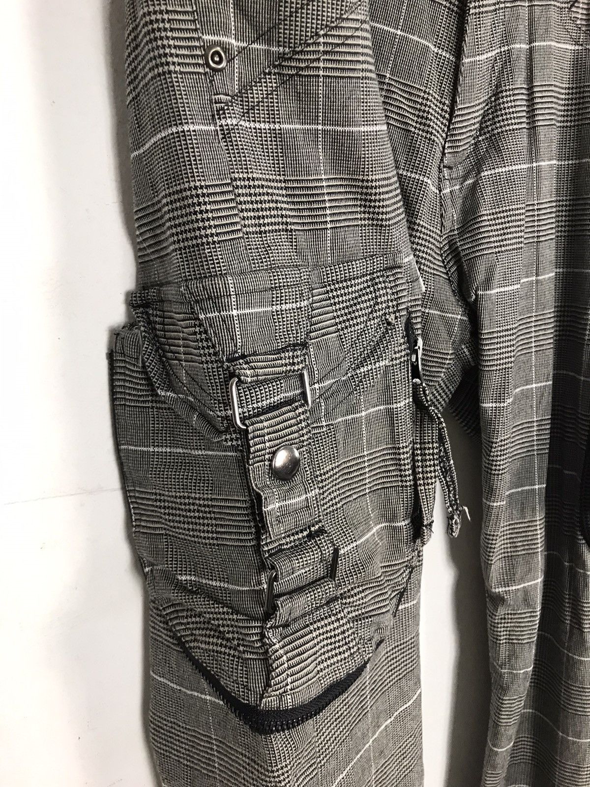 Designer × Vintage Japanese Brand 31040-Skkone Cargo Striped Inspired Designer Size US 30 / EU 46 - 4 Thumbnail
