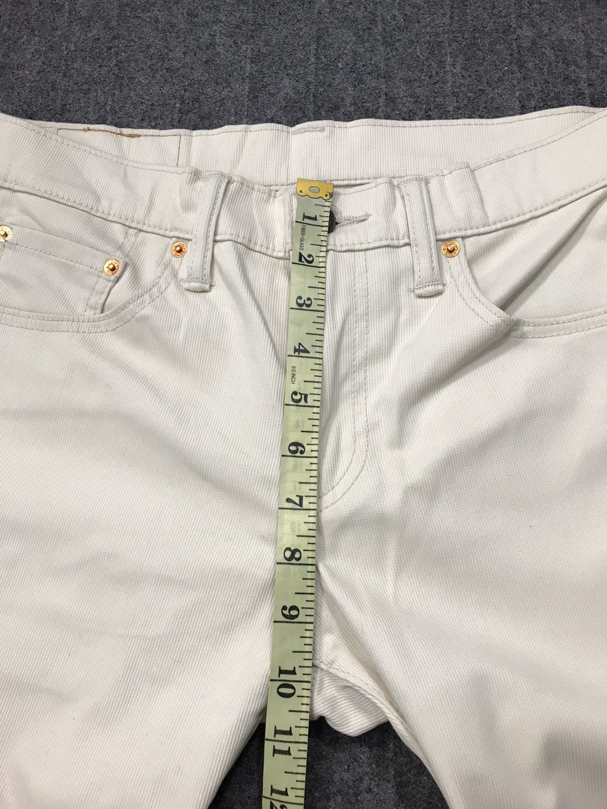 Levi's × Levi's Vintage Clothing Levi’s & Strauss Lot 511 Distressed Denim White Corduroy Size US 30 / EU 46 - 11 Thumbnail