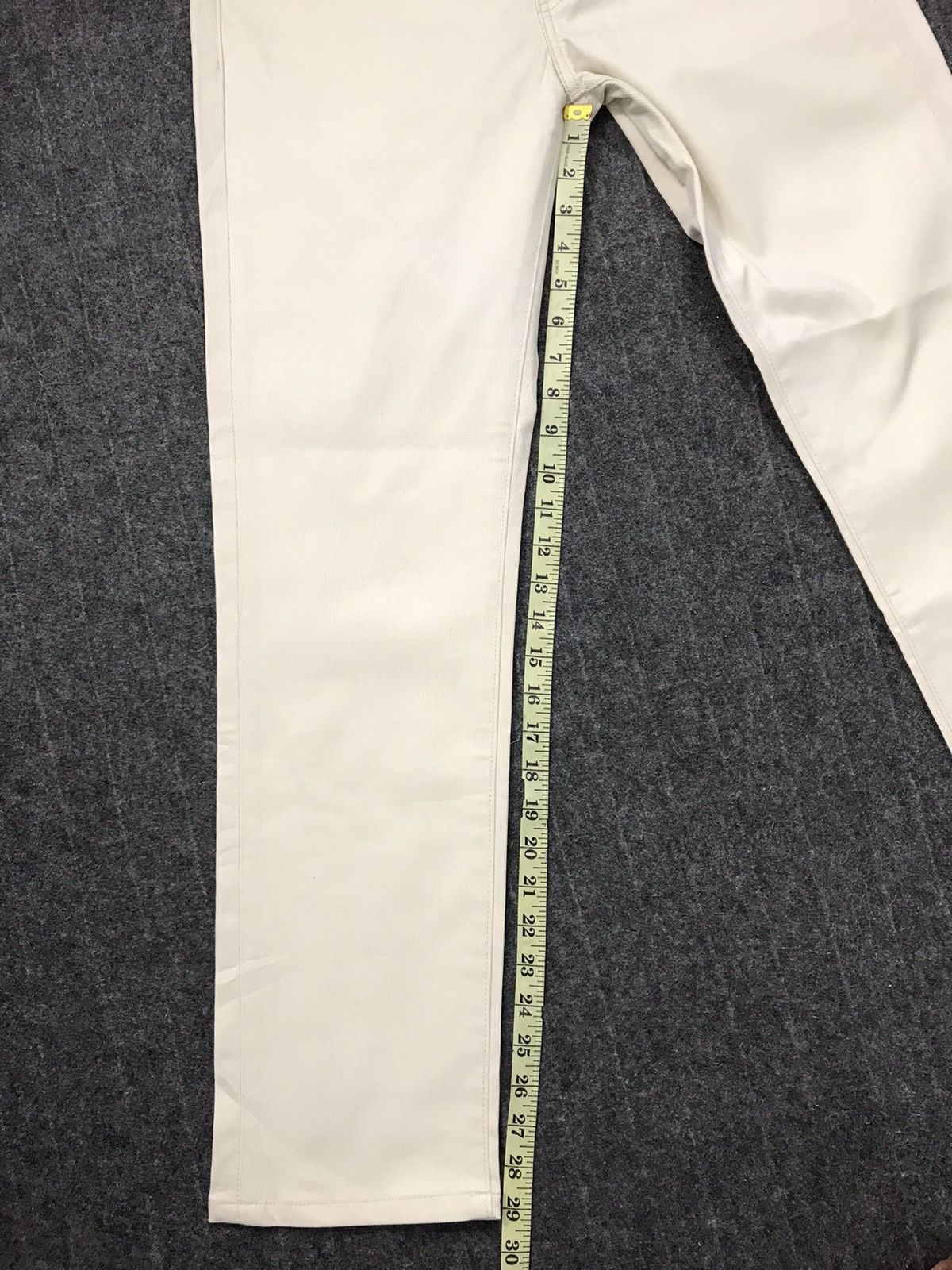 Levi's × Levi's Vintage Clothing Levi’s & Strauss Lot 511 Distressed Denim White Corduroy Size US 30 / EU 46 - 10 Thumbnail