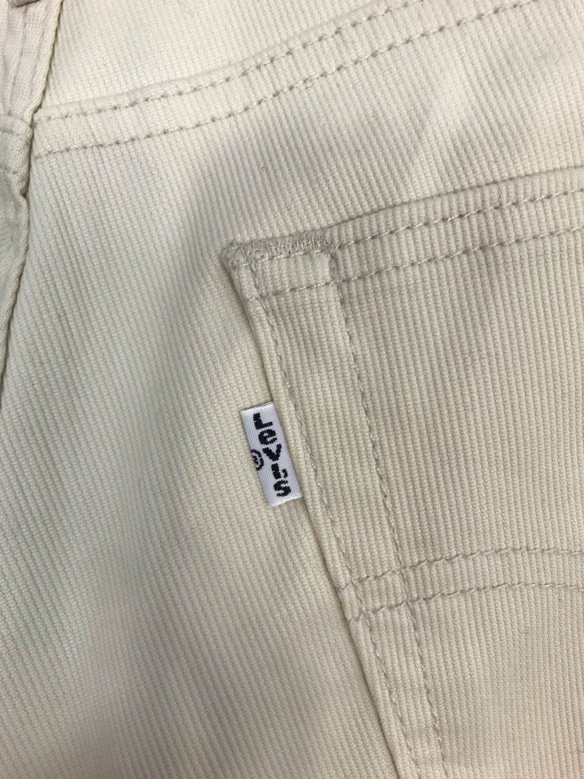 Levi's × Levi's Vintage Clothing Levi’s & Strauss Lot 511 Distressed Denim White Corduroy Size US 30 / EU 46 - 4 Thumbnail