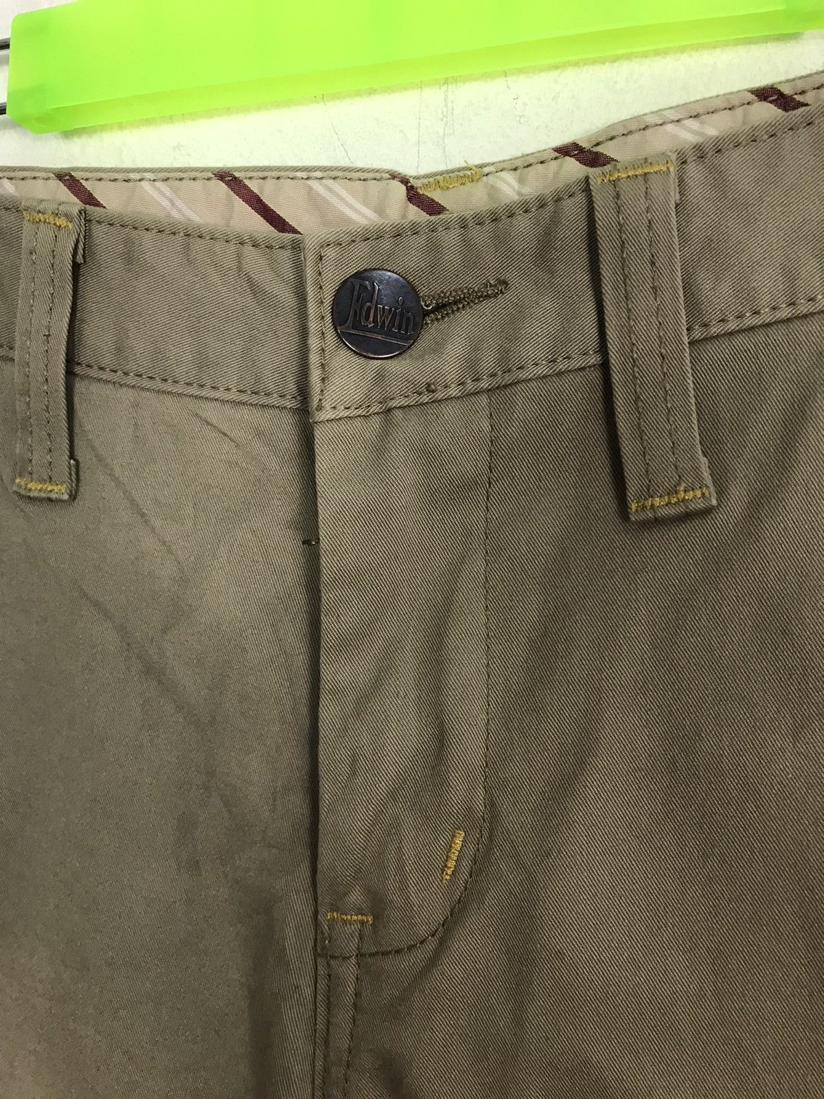 Edwin × Vintage Edwin XV Khakis Trouser Pant Inspired Designer Unisex Wear Size US 35 - 3 Thumbnail