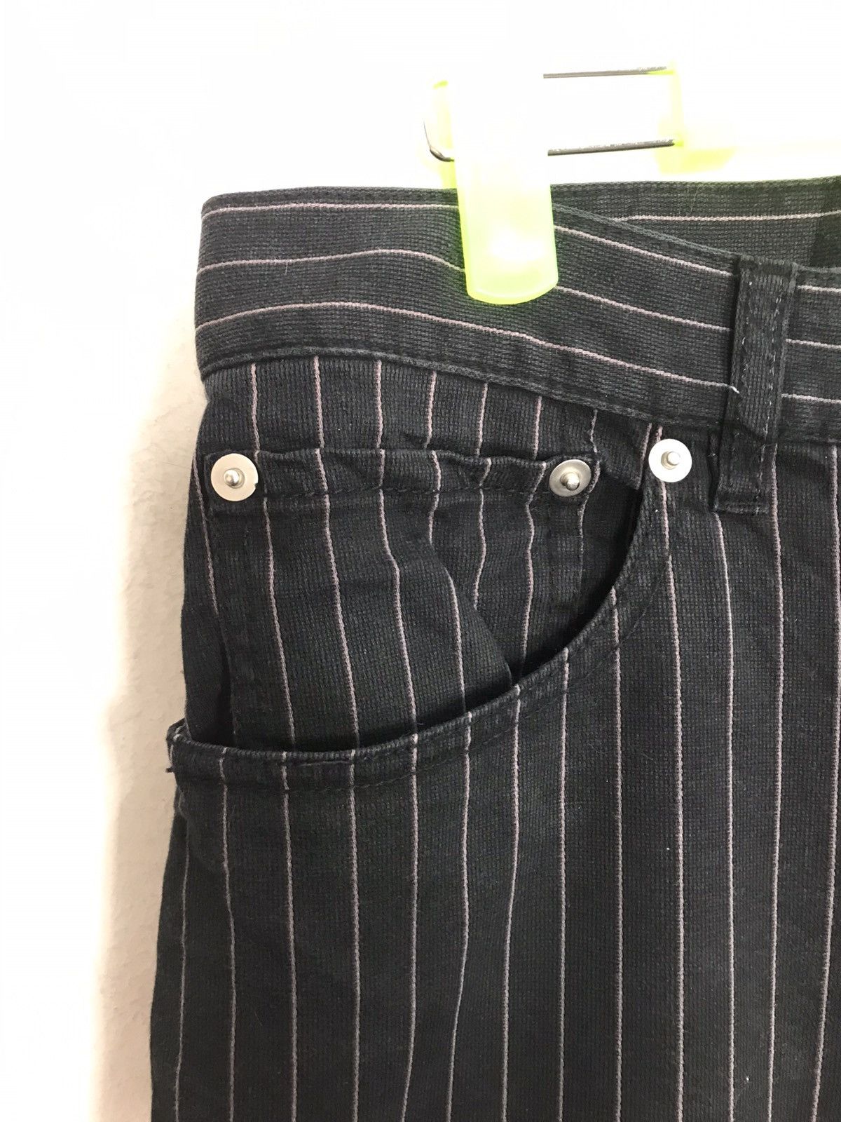 Global Work × Japanese Brand Global Work Hickory Stripe Straight Cut Size Waist 32 33 Size US 33 - 4 Thumbnail