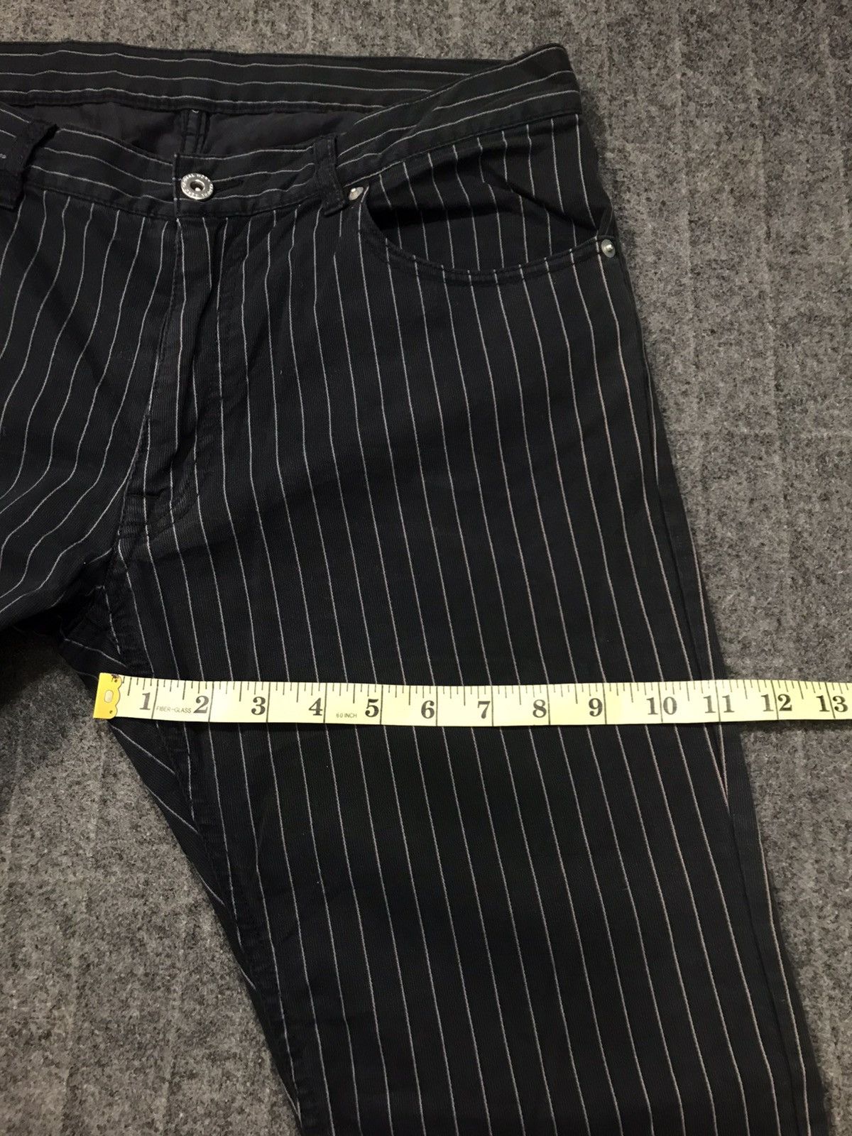 Global Work × Japanese Brand Global Work Hickory Stripe Straight Cut Size Waist 32 33 Size US 33 - 11 Thumbnail