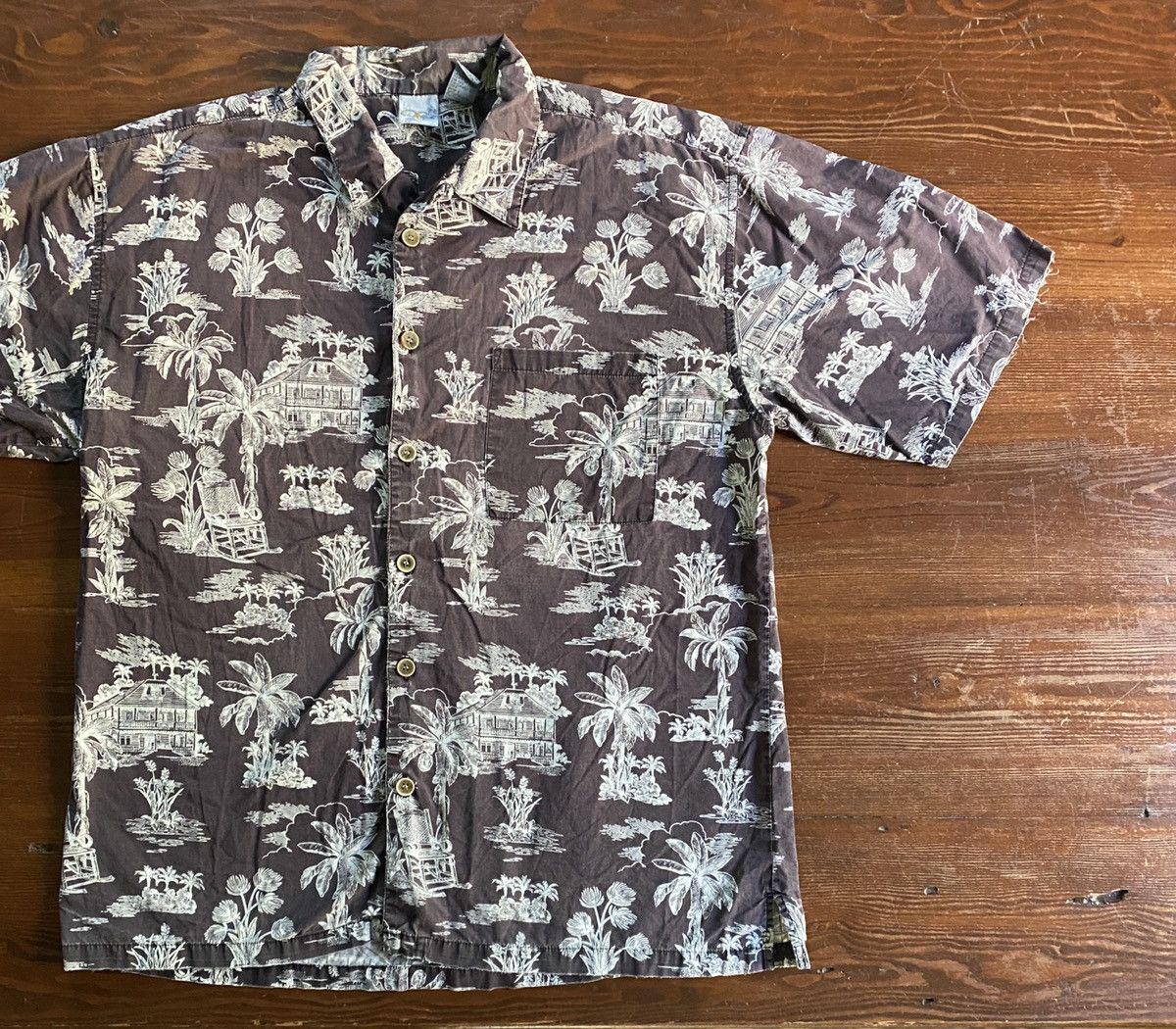 Vintage Vintage 90’s Ocean Pacific Sun Faded Distressed Button Up | Grailed