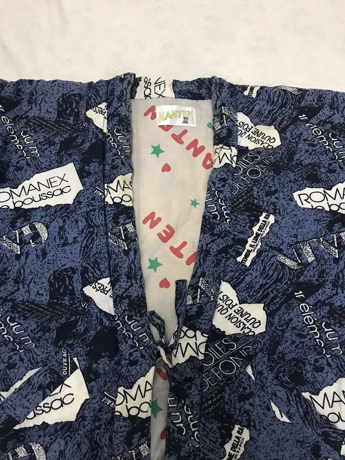 Japanese Brand Hanten Padded Noragi Cardigan Robe Happi Jacket Size US L / EU 52-54 / 3 - 11 Thumbnail