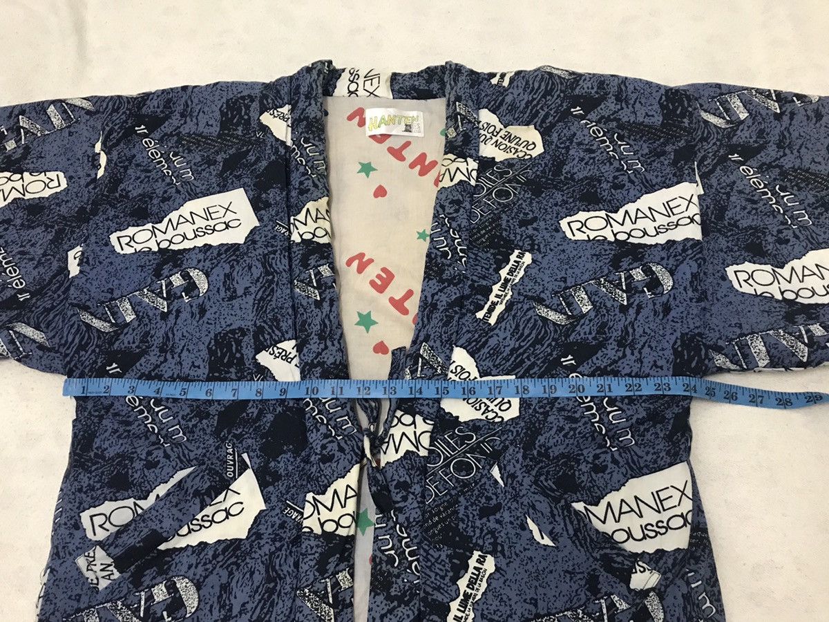 Japanese Brand Hanten Padded Noragi Cardigan Robe Happi Jacket Size US L / EU 52-54 / 3 - 5 Thumbnail