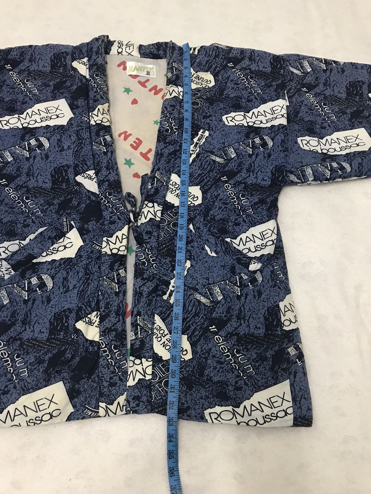 Japanese Brand Hanten Padded Noragi Cardigan Robe Happi Jacket Size US L / EU 52-54 / 3 - 6 Thumbnail