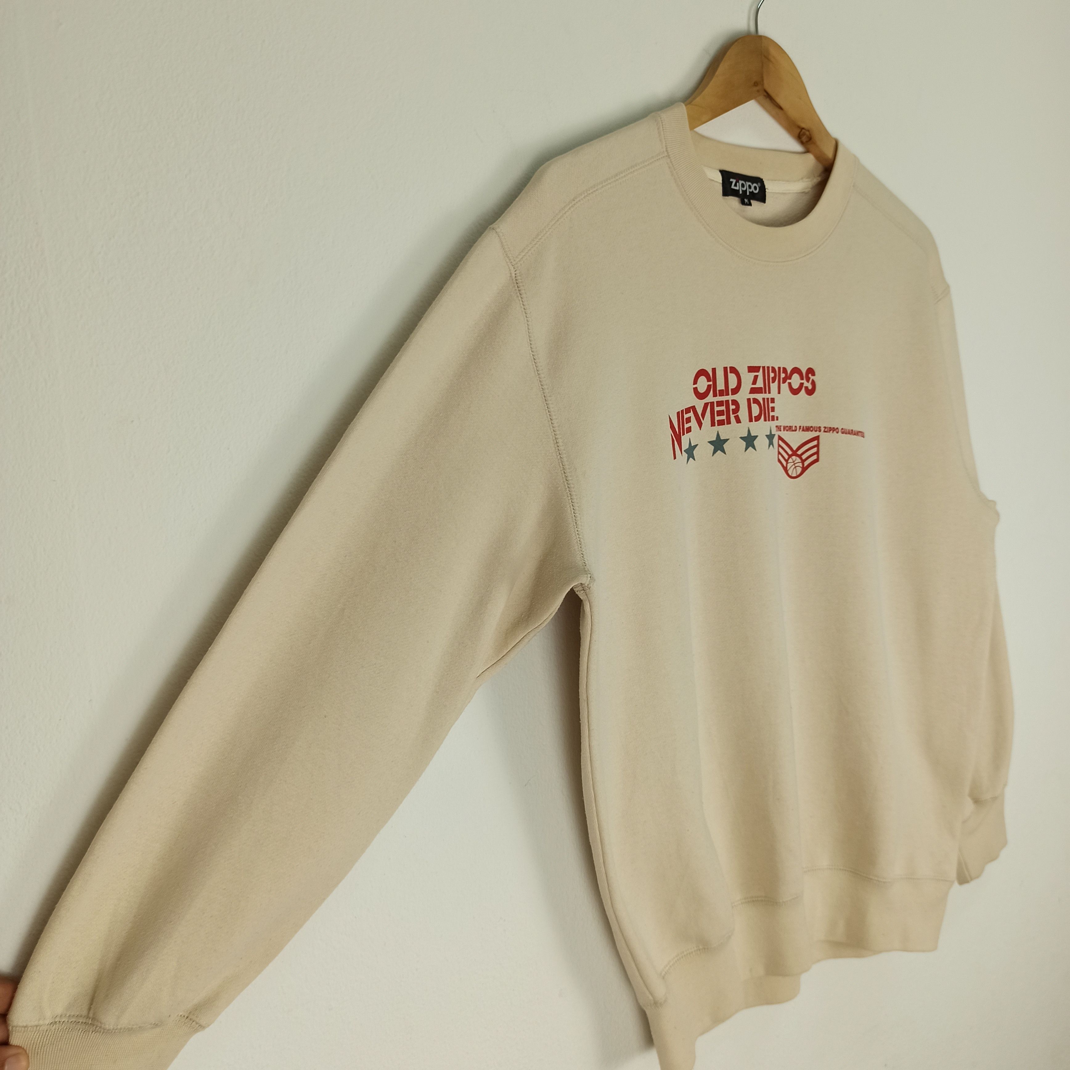 Vintage Rare Old Zippos Never Die Sweatshirt Crewneck Size US M / EU 48-50 / 2 - 4 Thumbnail