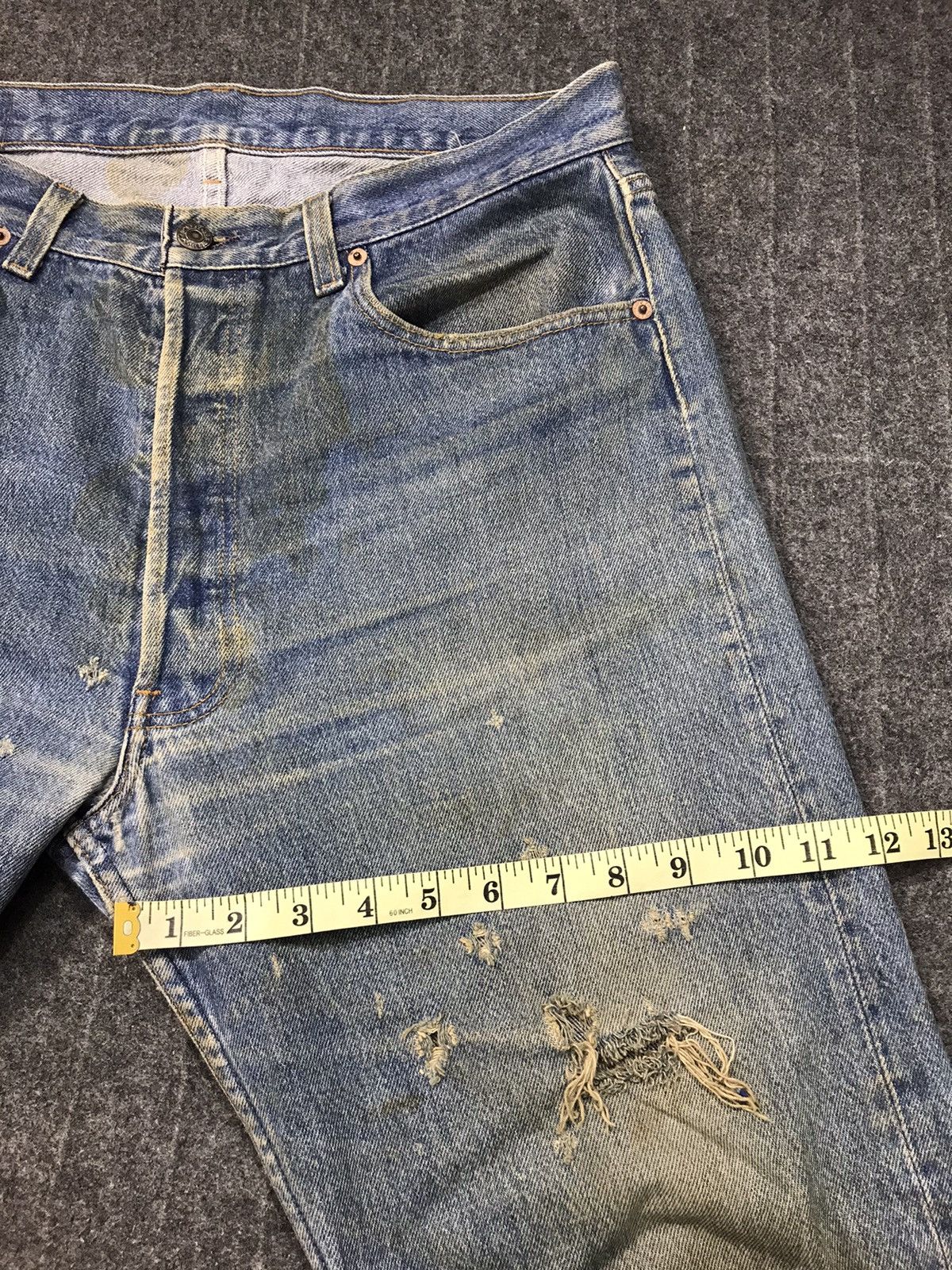 Levi's Vintage Clothing × Vintage 80s Levi’s & Strauss Lot 501 Denim Buttonfly K286j Size US 33 - 13 Thumbnail