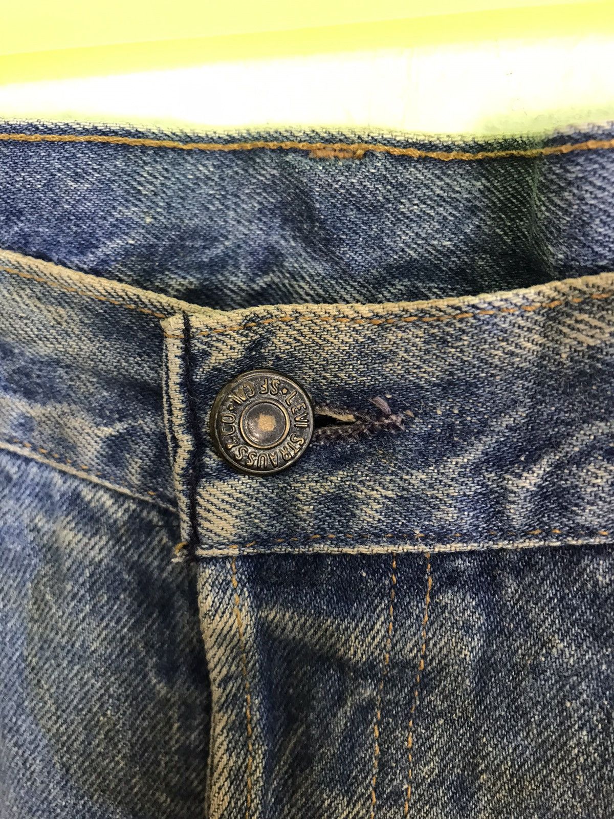 Levi's Vintage Clothing × Vintage 80s Levi’s & Strauss Lot 501 Denim Buttonfly K286j Size US 33 - 6 Thumbnail