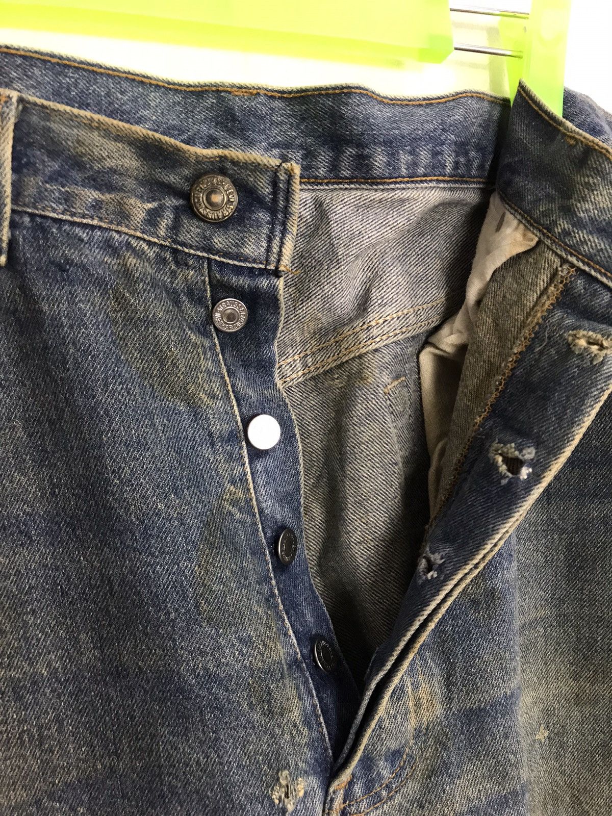 Levi's Vintage Clothing × Vintage 80s Levi’s & Strauss Lot 501 Denim Buttonfly K286j Size US 33 - 5 Thumbnail